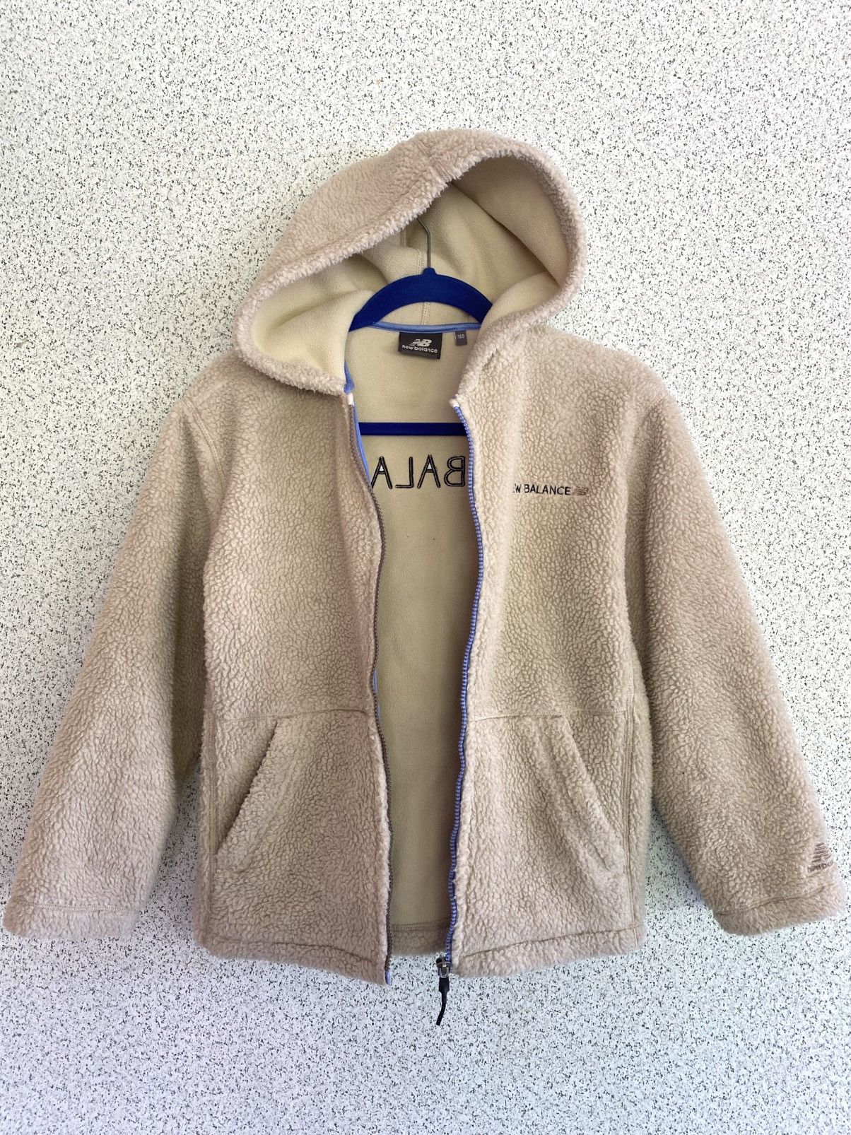New Balance New Balance Sherpa Hoodie – Cream/ Beige Statement Back Logo Size S / US 4 / IT 40 - 12 Thumbnail