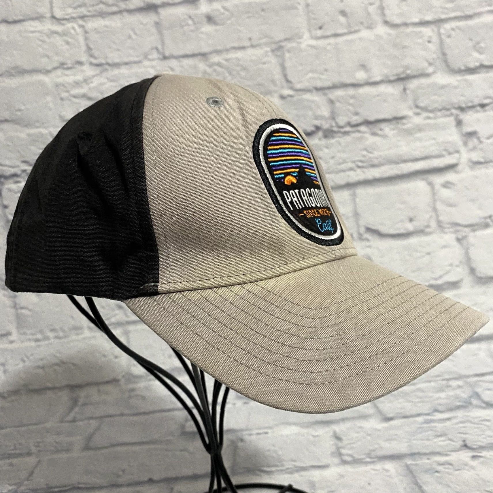 Patagonia **Patagonia Vesper Roger That Beige Black Snapback Hat** User: Patagonia Vesper Roger That Beige Black Snapback Hat Size ONE SIZE - 7 Thumbnail