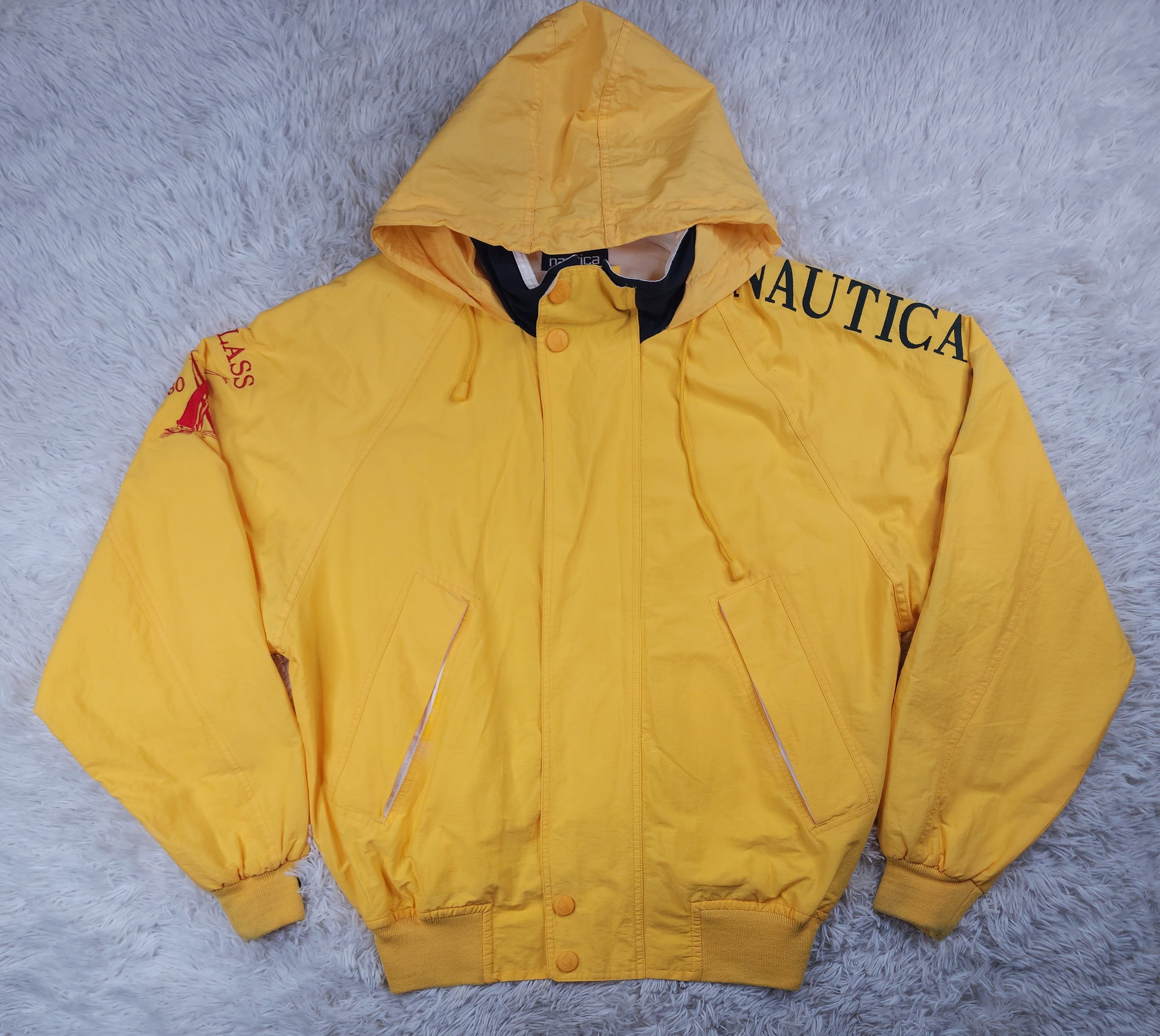 Nautica Vintage Nautica full zip yellow anorak jacket Size US XL / EU 56 / 4 - 1 Thumbnail