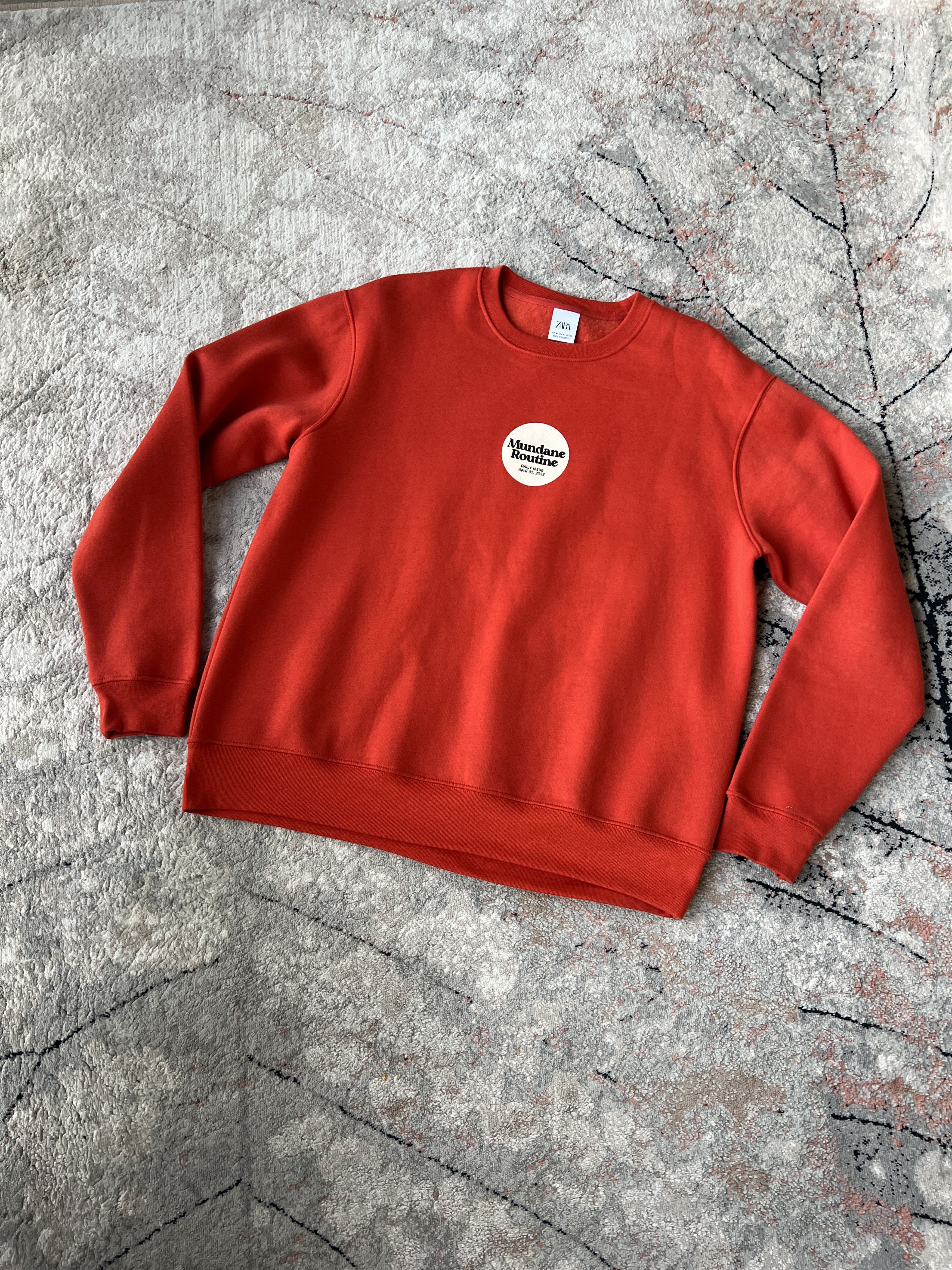 Zara Zara Mundane Routine Sweatshirt Size US M / EU 48-50 / 2 - 1 Thumbnail