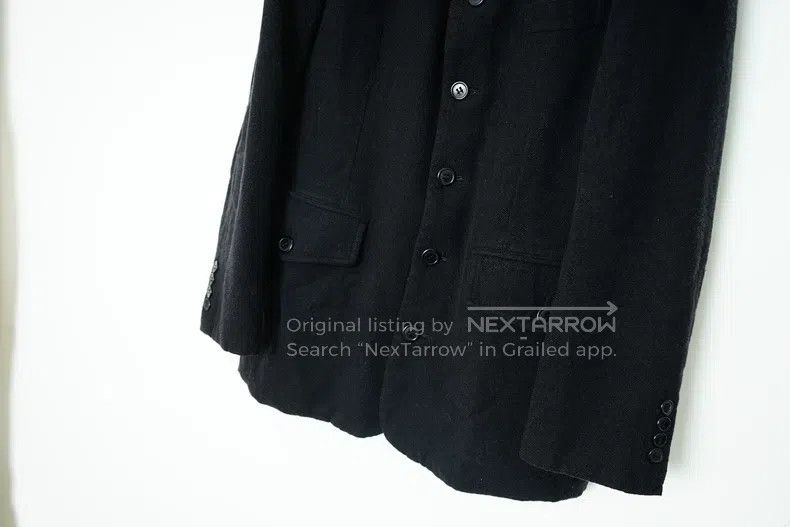 Comme des Garcons Comme Des Garcons Wool Collarless Jacket Size US S / EU 44-46 / 1 - 5 Thumbnail