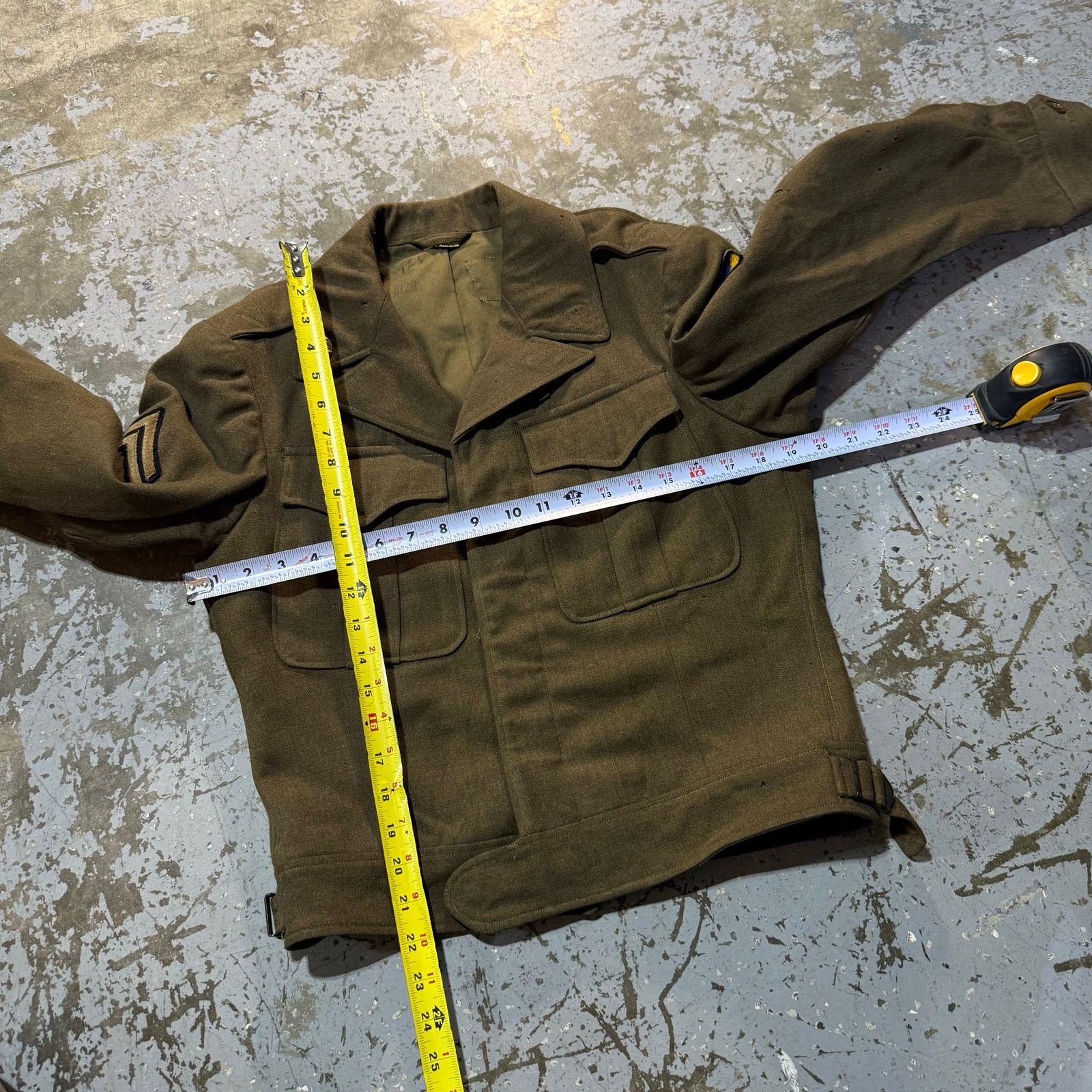Vintage Vintage 40’s US Army WWII Wool Field Jacket Sz 34S Size US S / EU 44-46 / 1 - 6 Thumbnail