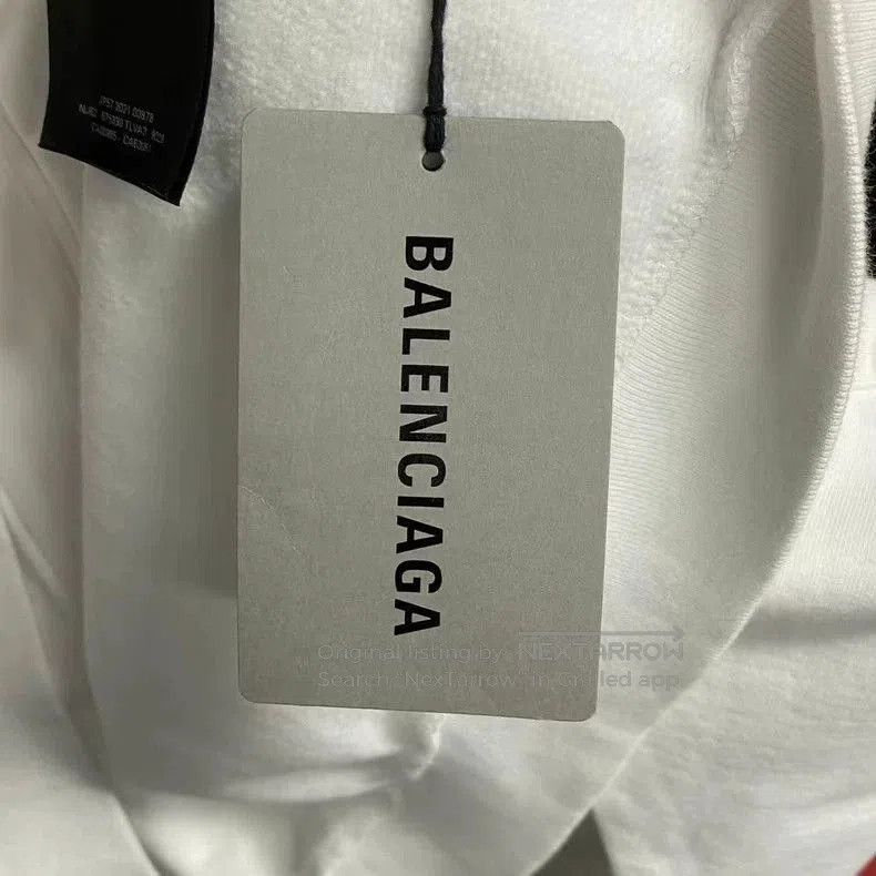 Balenciaga Balenciaga White Logo Stripe School Jacket. Size US S / EU 44-46 / 1 - 6 Thumbnail