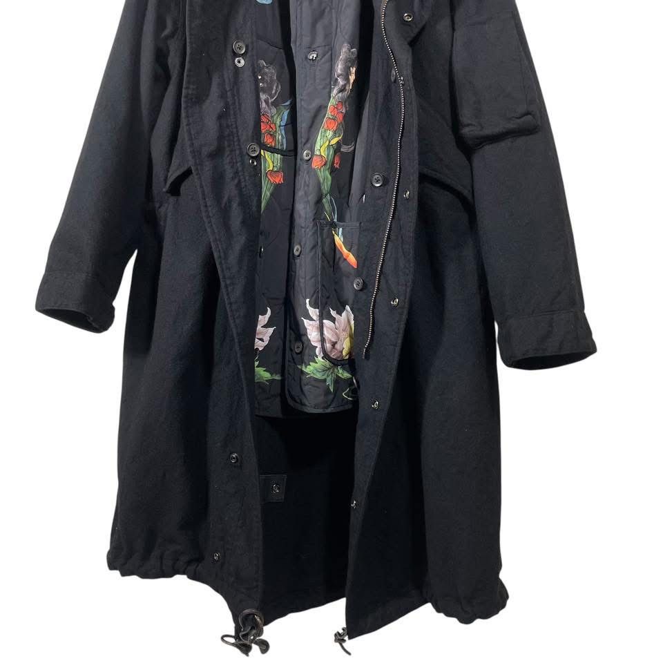 Other × Yohji Yamamoto VERY RARE🔥 YOHJI YAMAMOTO 03AW DOUBLE-SIDED WOOL COAT Size US L / EU 52-54 / 3 - 6 Thumbnail