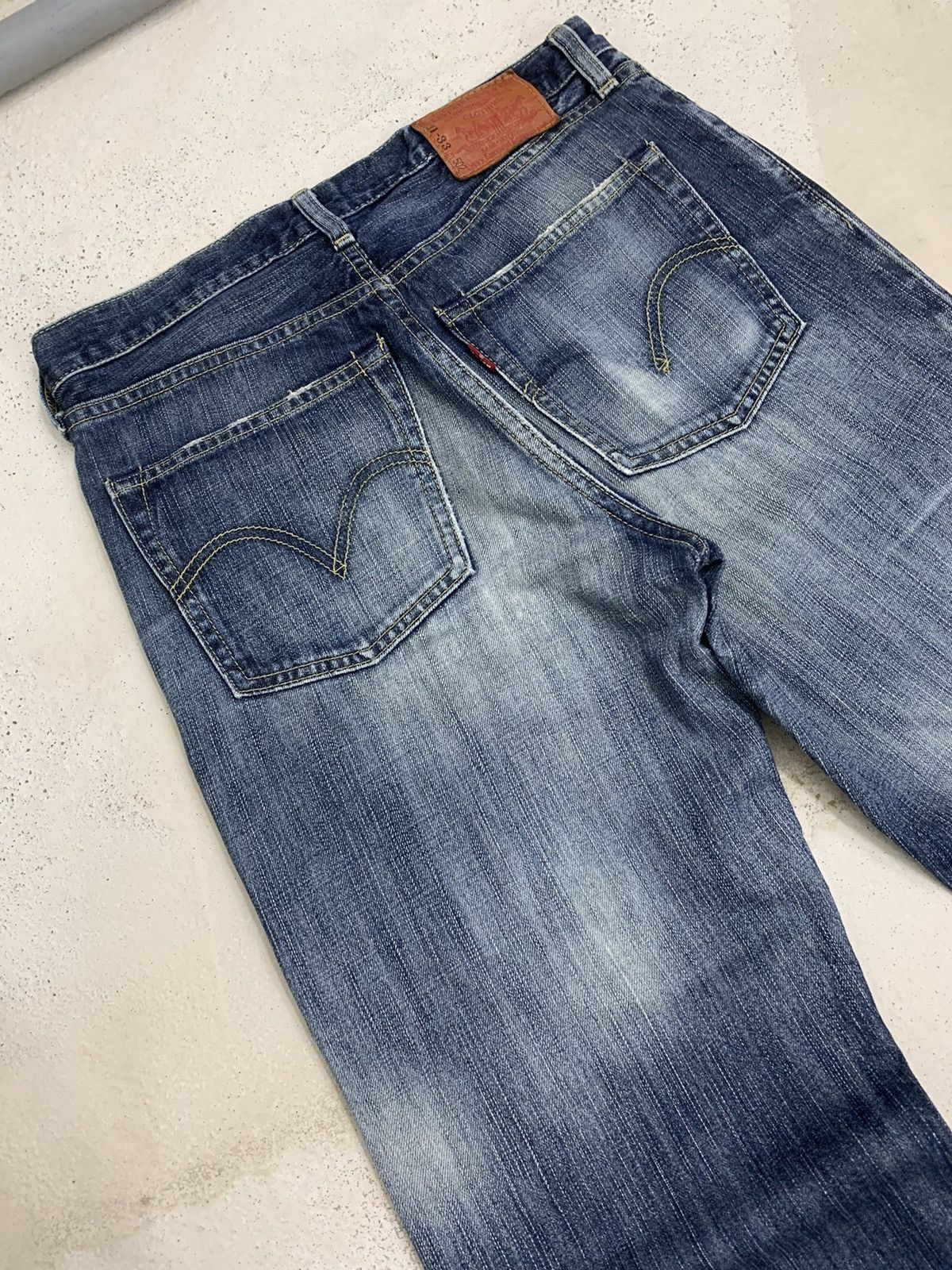 Levi's × Vintage Levis 502 Sanforized Light Whisker Wash (AE21) Size US 31 - 13 Thumbnail