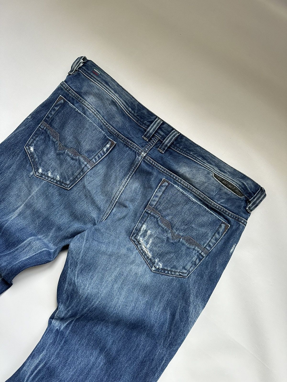 Diesel Y2K Distressed Diesel Jeans Baggy Size US 36 / EU 52 - 11 Thumbnail