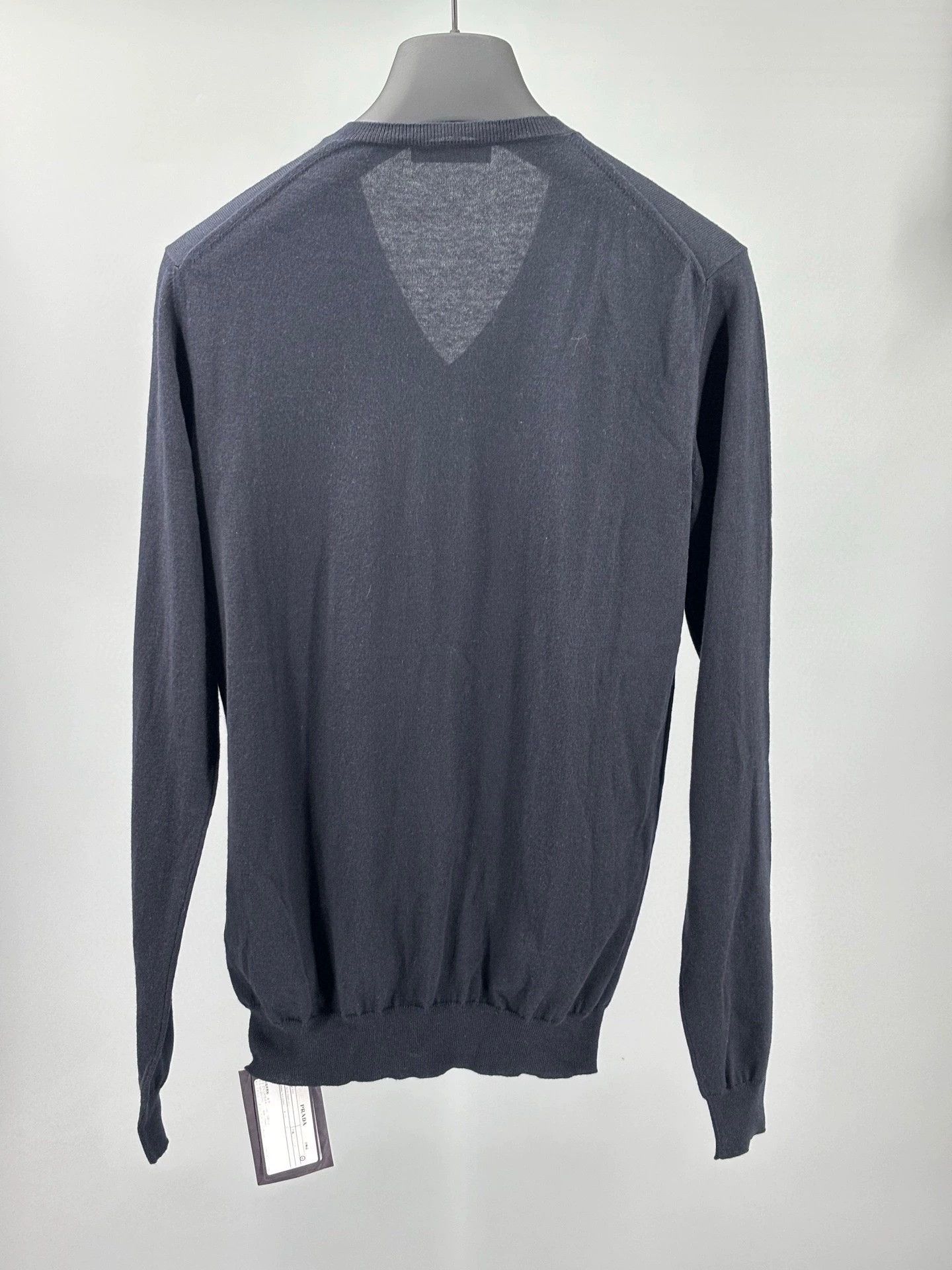 Prada prada men's knitted deep blue sweater Size US M / EU 48-50 / 2 - 3 Thumbnail