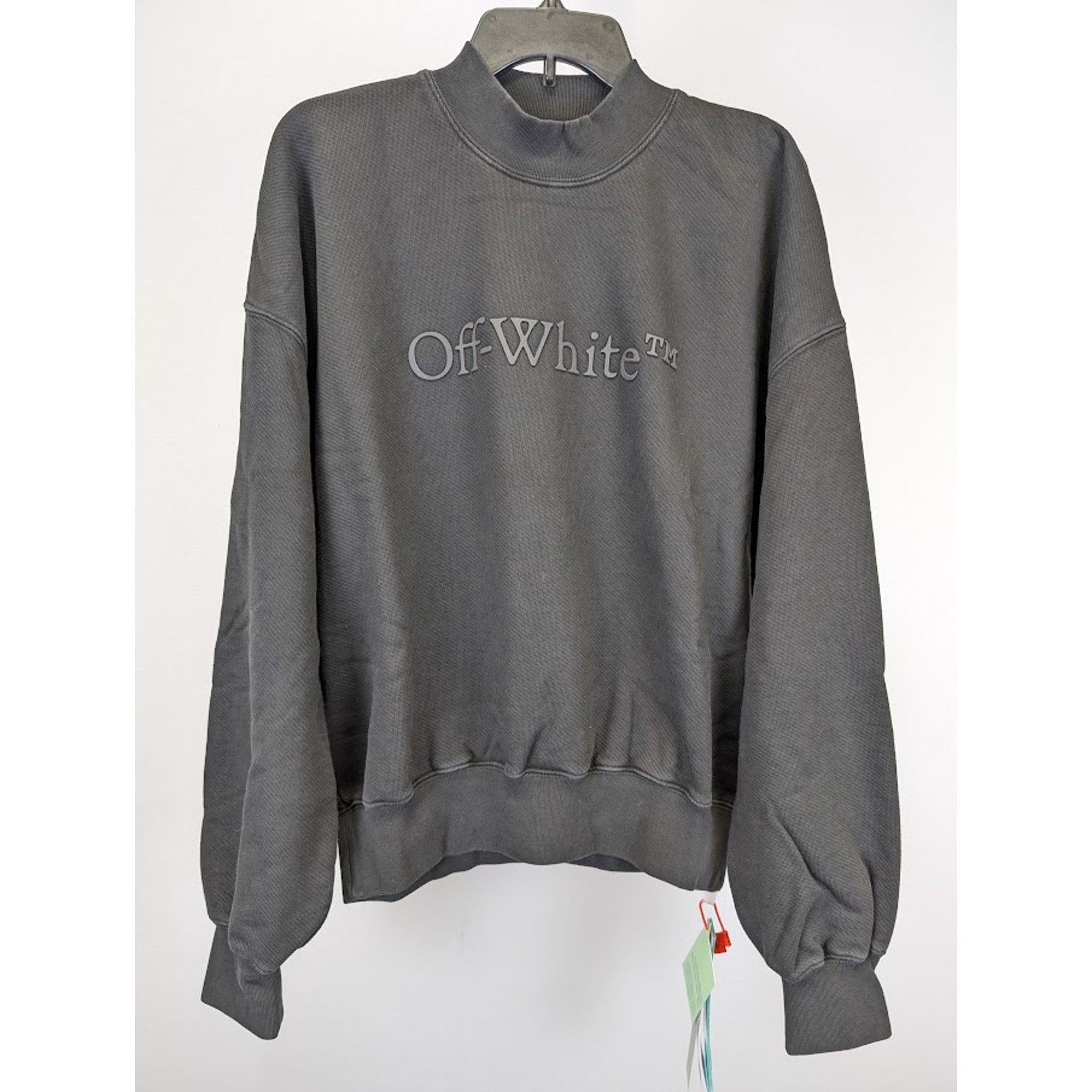 Off-White o1rshd1 Bookish Laund Boxy Crewneck in Black Size US XXL / EU 58 / 5 - 5 Thumbnail