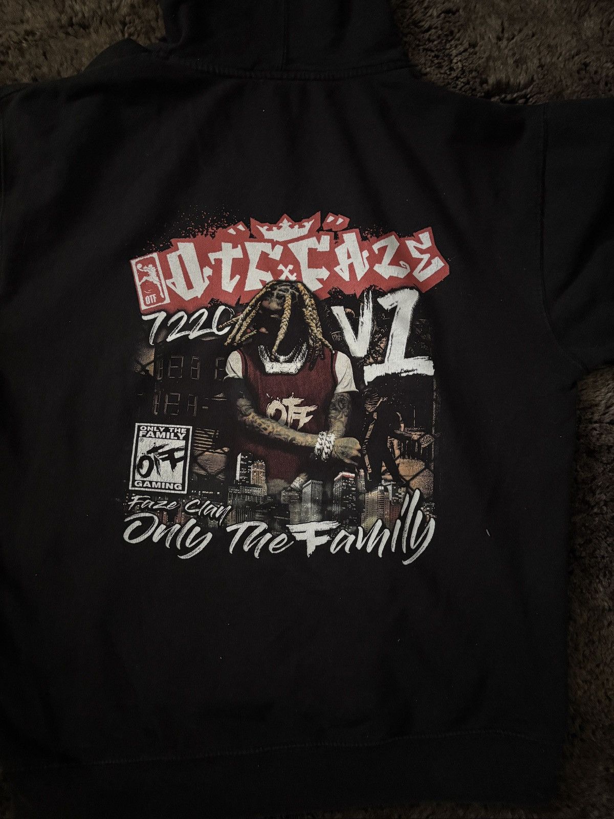 FaZe FaZe X OTF Black and red hoodie Size US XL / EU 56 / 4 - 2 Thumbnail
