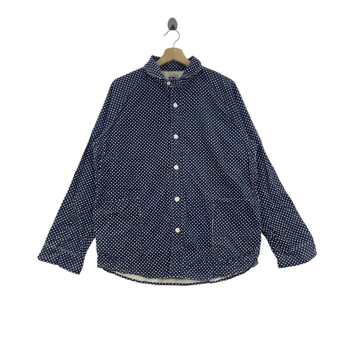 go slow caravan GO SLOW CARAVAN Seven Seas Japanese Brand Polca Dot ButtonUp Size US L / EU 52-54 / 3 - 1 Thumbnail
