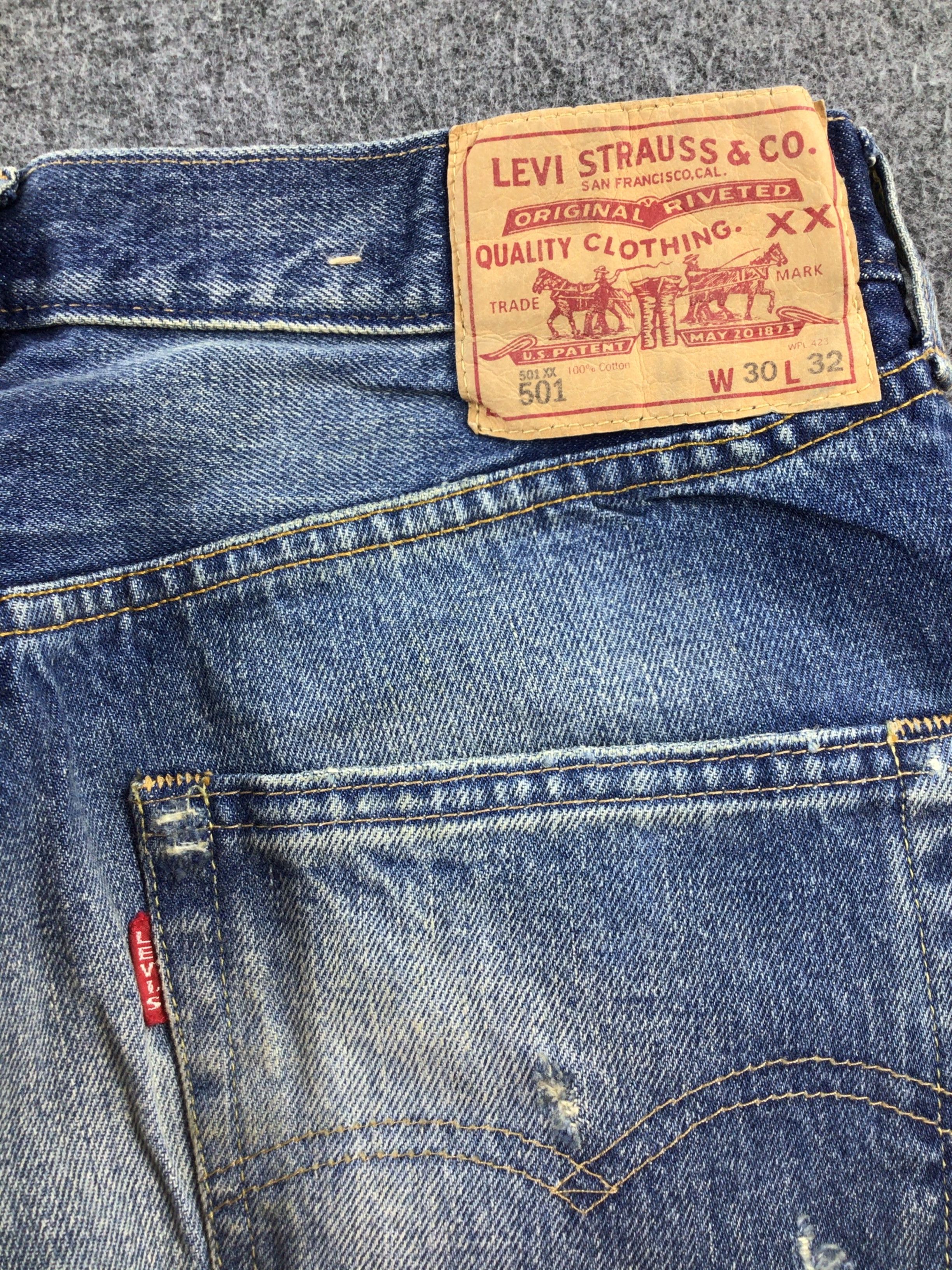 Levi's × Vintage Vintage Levis 501xx Redline Jeans-JM576 Size US 31 - 5 Thumbnail