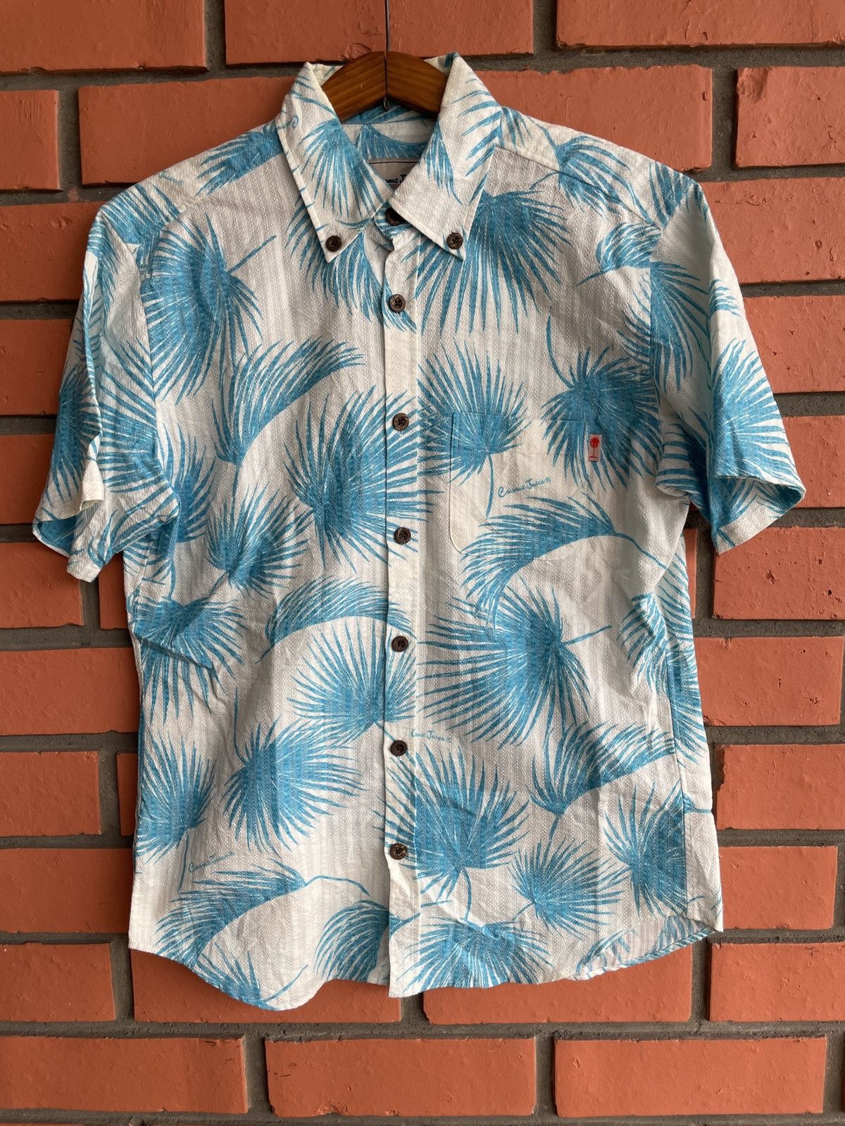 Japanese Brand × Vintage Vintage Coconut Juice Okinawa Island Hawaiian barkcloth M Size US M / EU 48-50 / 2 - 1 Thumbnail