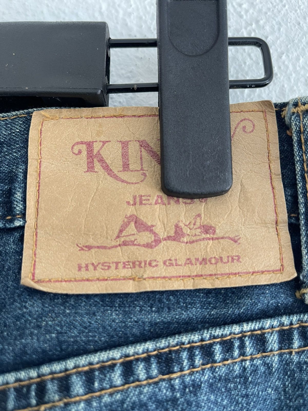 Hysteric Glamour × Japanese Brand Hysteric Glamour Distressed Stitching Jeans Size US 28 / EU 44 - 8 Thumbnail