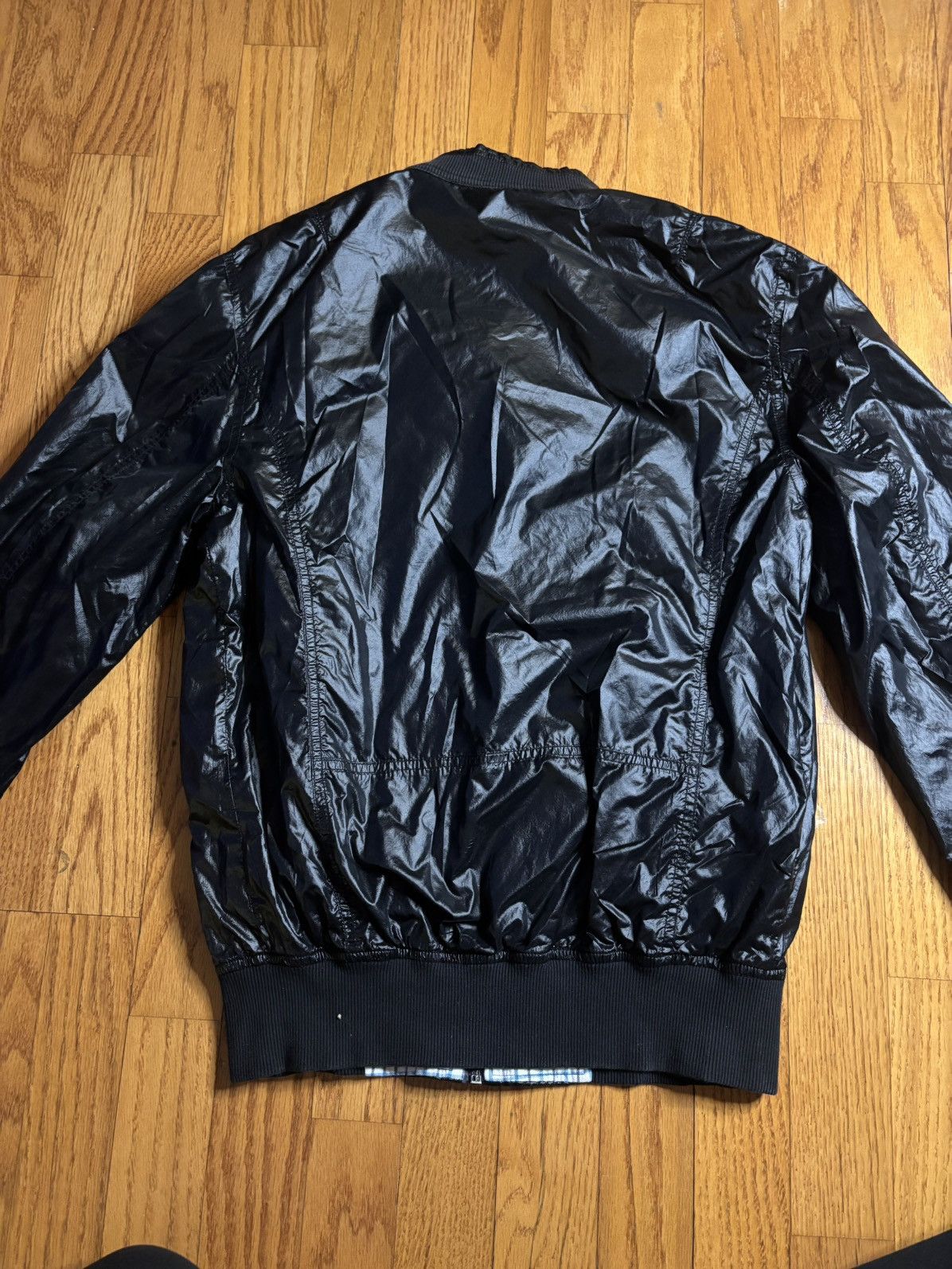 Diesel Diesel Black Coated Bomber Jacket Size US S / EU 44-46 / 1 - 4 Thumbnail