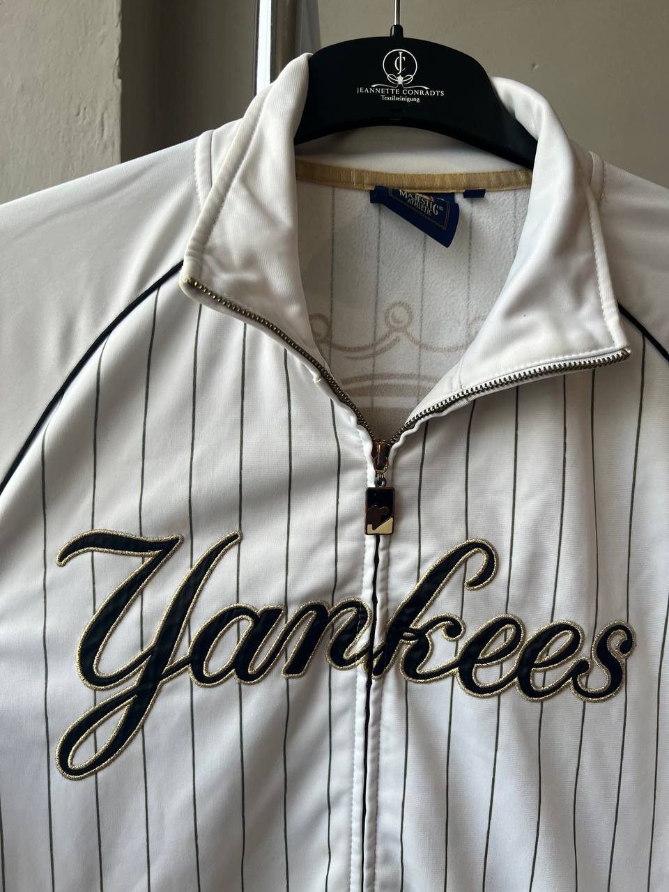 Majestic 80’S NEW YORK YANKEES BASEBALL ZIP COOPERSTOWN JACKET SZ M Size US L / EU 52-54 / 3 - 4 Thumbnail