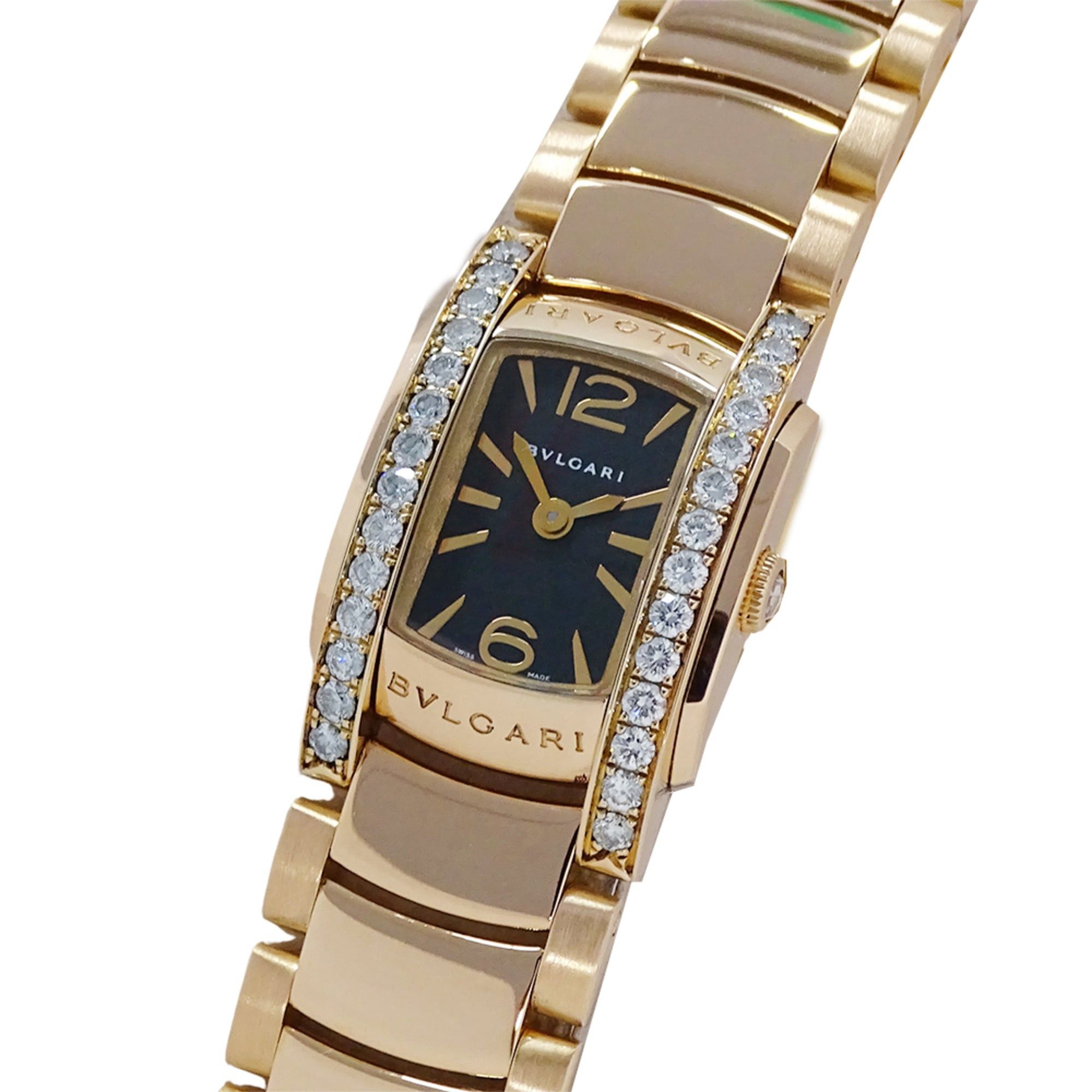 Bvlgari Bulgari BVLGARI Women's Watch, Brand: Assioma, Diamond Quartz, QZ, 750PG 18K Pink Gold, AAP26G Size ONE SIZE - 1 Thumbnail