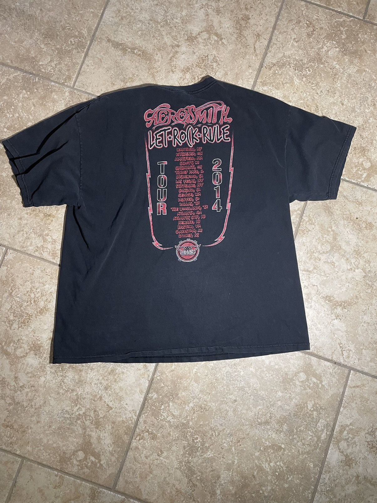 Vintage Aerosmith t shirt Size US XL / EU 56 / 4 - 3 Thumbnail