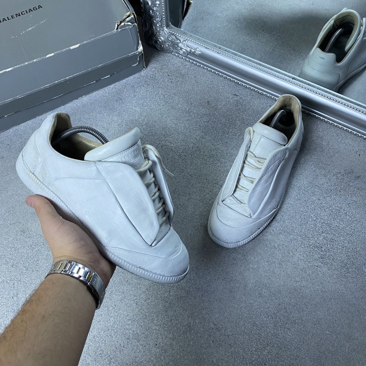 Maison Margiela Maison Margiela future shoes sneakers street wear opium Size US 7 / EU 40 - 1 Thumbnail