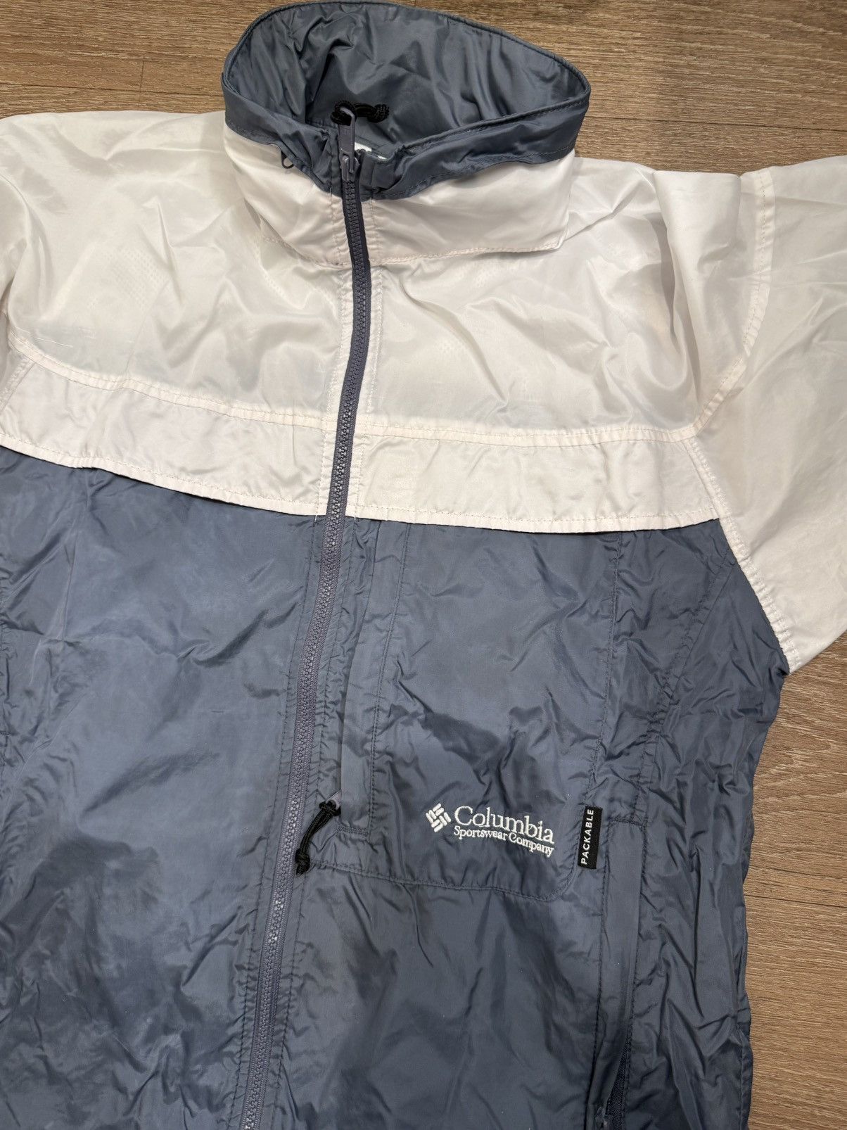Columbia ***FINAL DROP***RARE 1997 COLUMBIA PACKABLE RAIN JACKET M/L Size US L / EU 52-54 / 3 - 23 Thumbnail