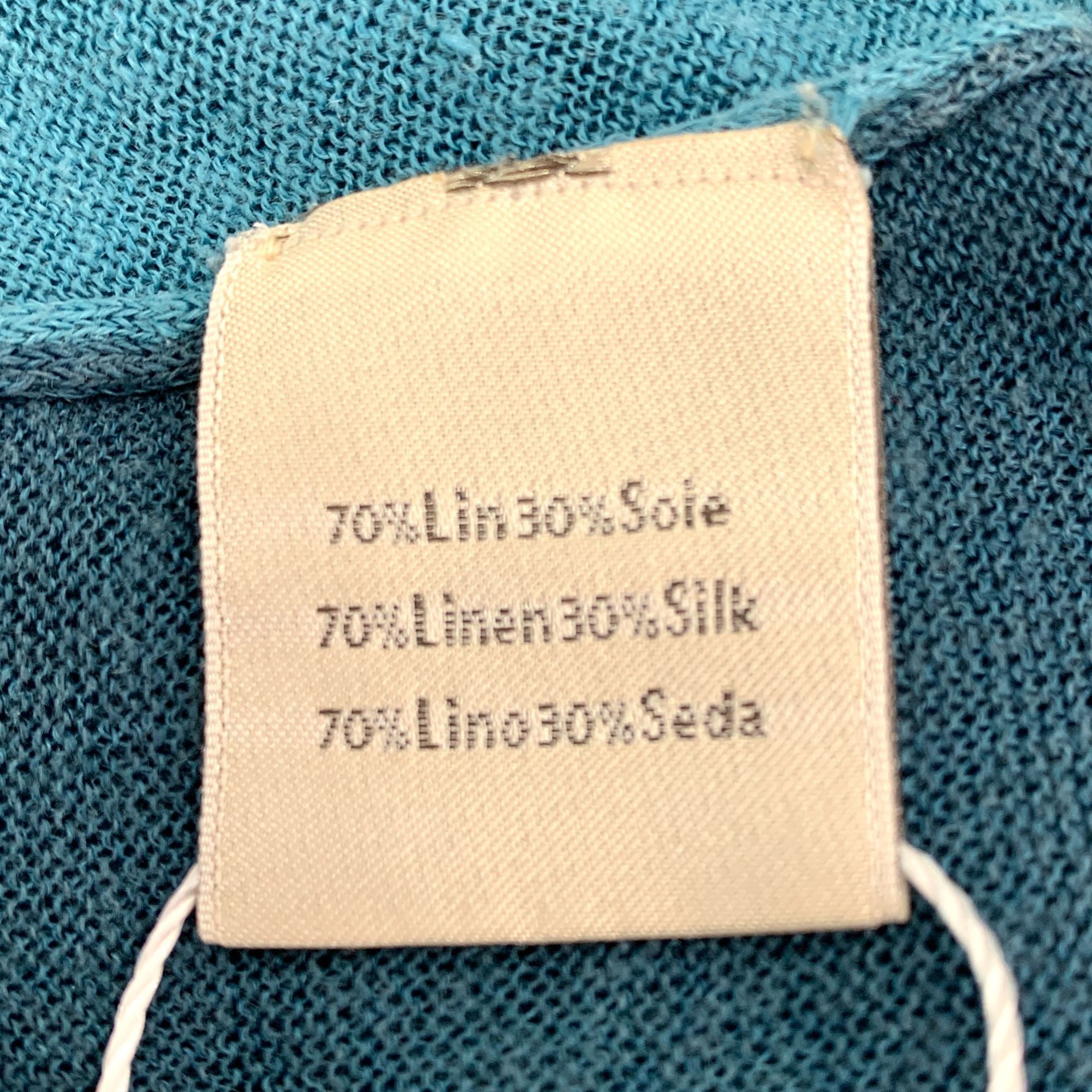 Hermes Hermès Blue Collared Wool Knit Short-Sleeve (Size L) Size US L / EU 52-54 / 3 - 5 Thumbnail