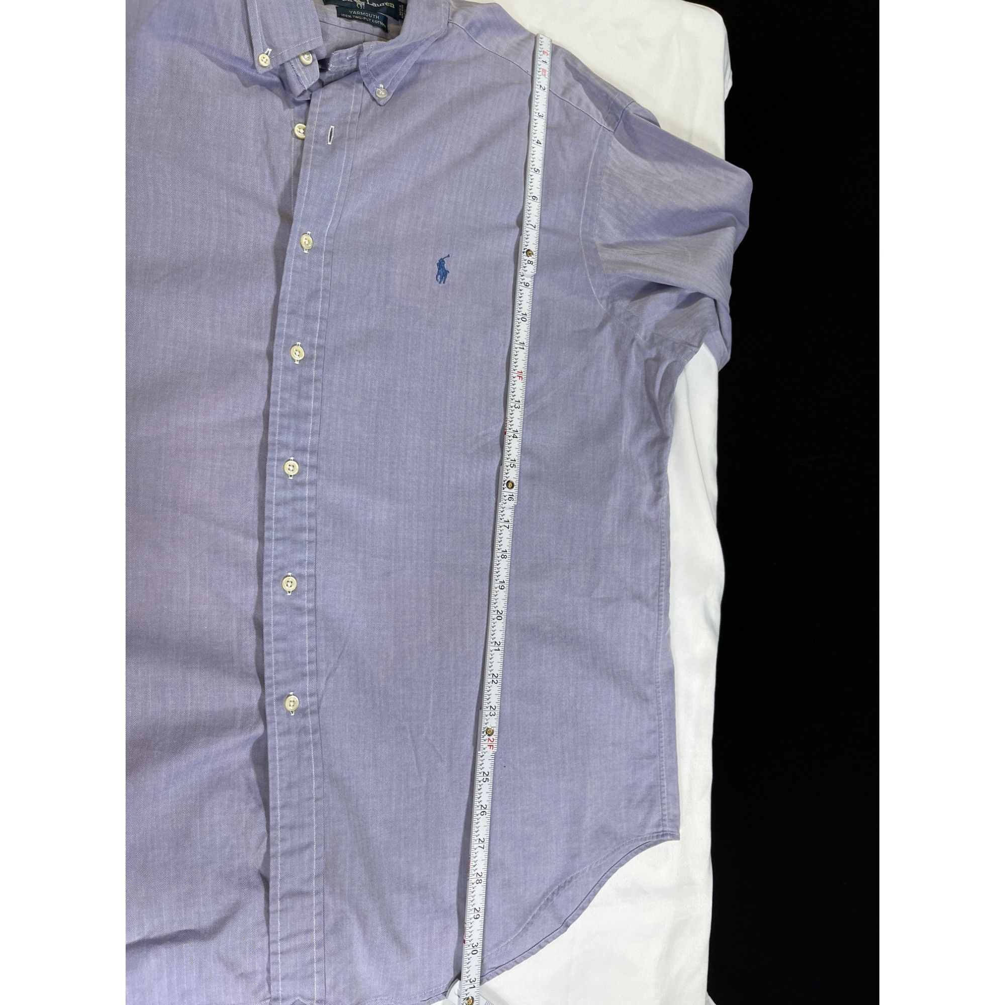 Ralph Lauren Ralph Lauren SKU 7784 Mens Purple Classic Fit Button Down Sh Size US L / EU 52-54 / 3 - 5 Thumbnail
