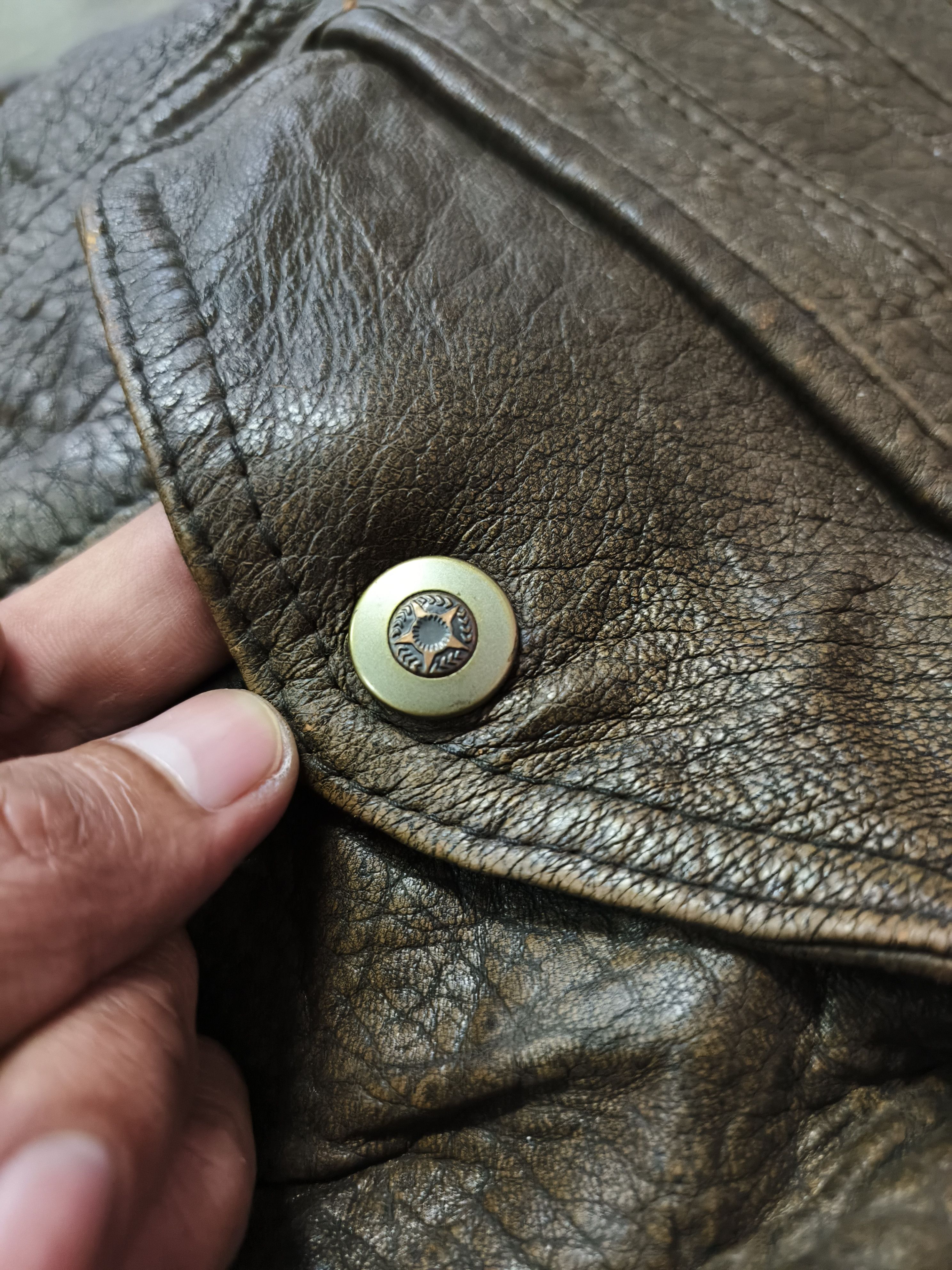 Genuine Leather TRUE VINTAGE FLIGHT BOMBER JACKET LEATHER Size US M / EU 48-50 / 2 - 5 Thumbnail