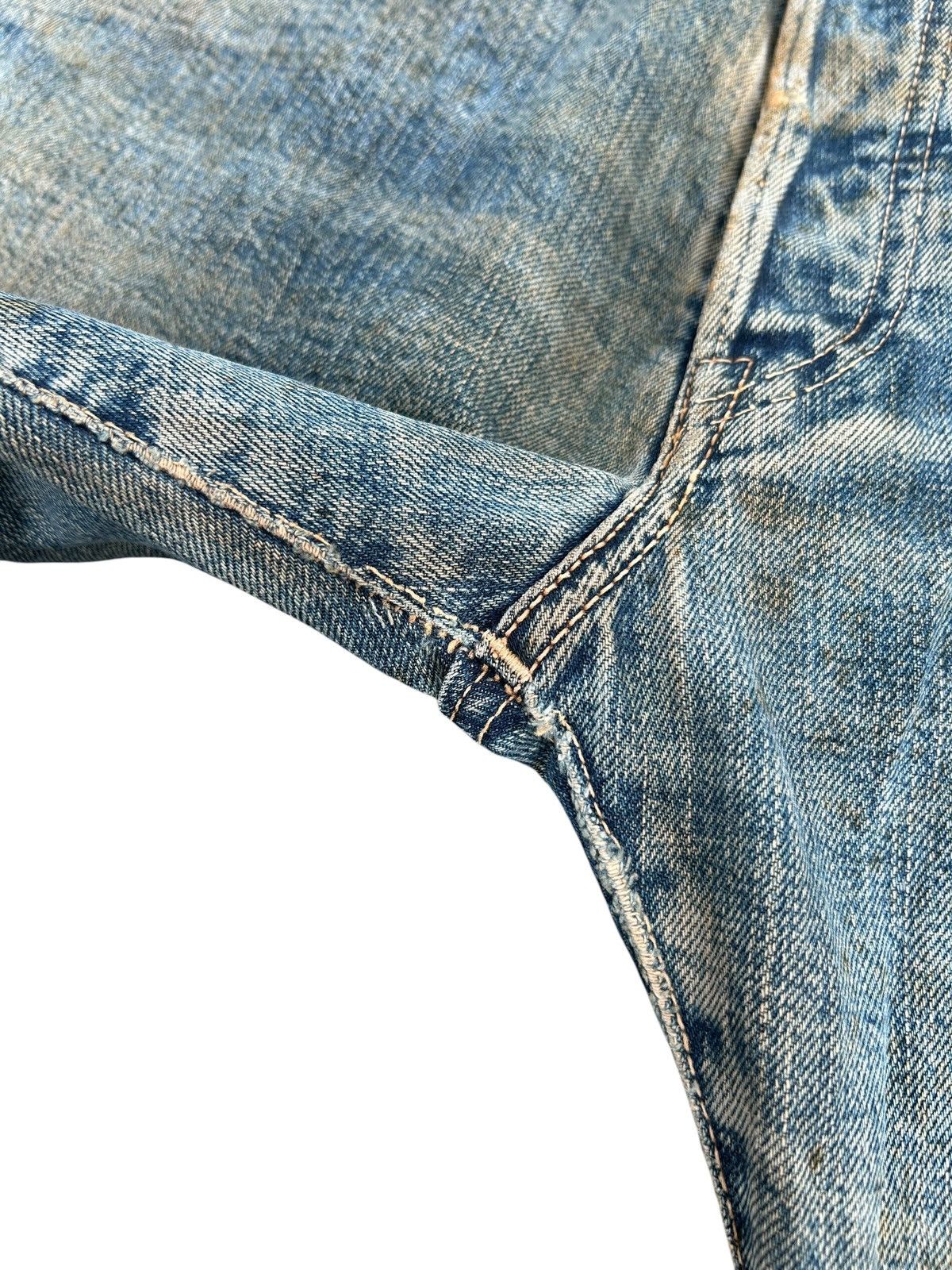 Kapital Thrashed Vintage Japanese Brand Pinball Selvedge Denim Jeans Size US 31 - 10 Thumbnail