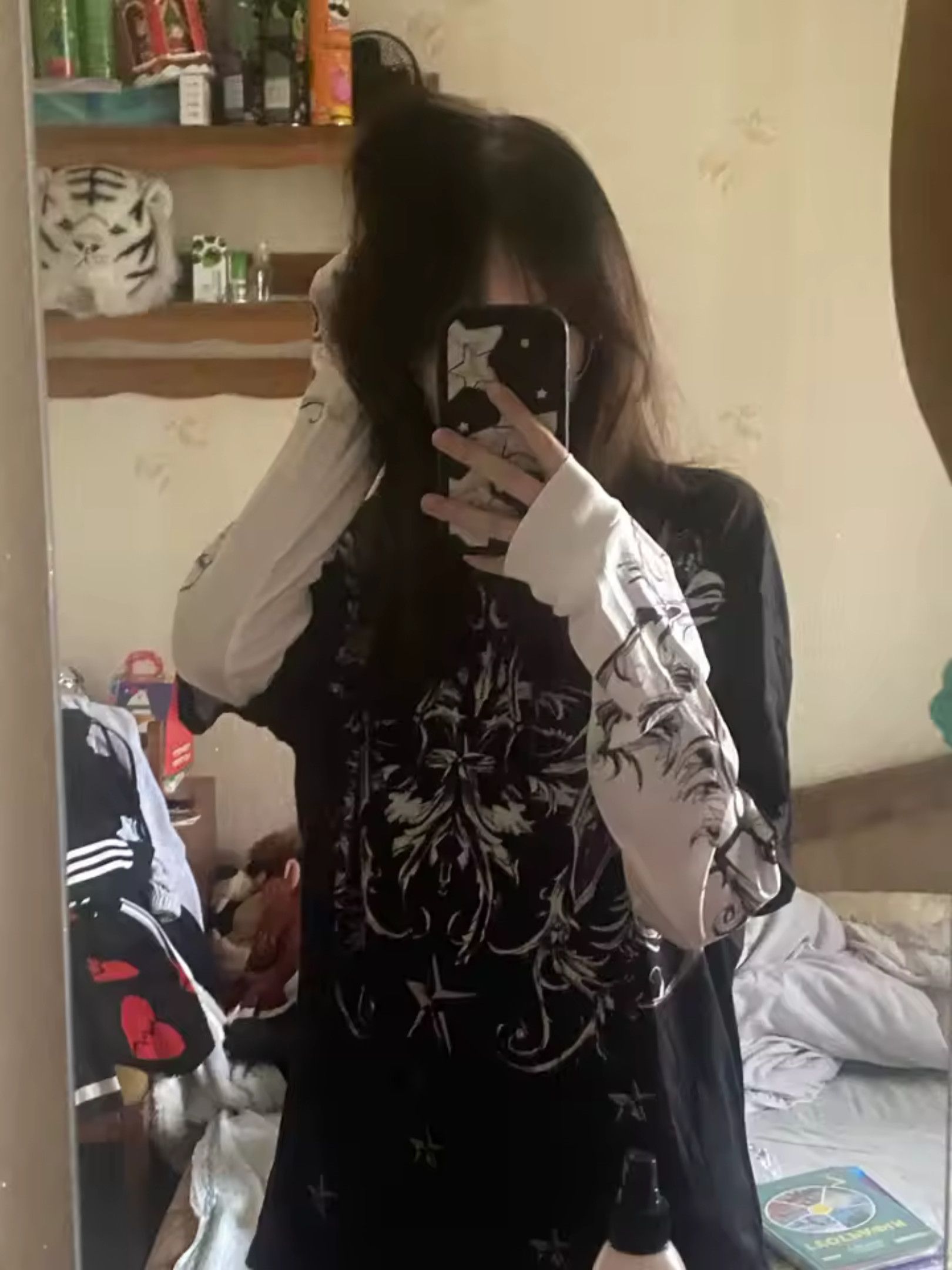 Other Y2K Mall Goth Heart Sword Long Sleeve Tee Size US S / EU 44-46 / 1 - 4 Thumbnail