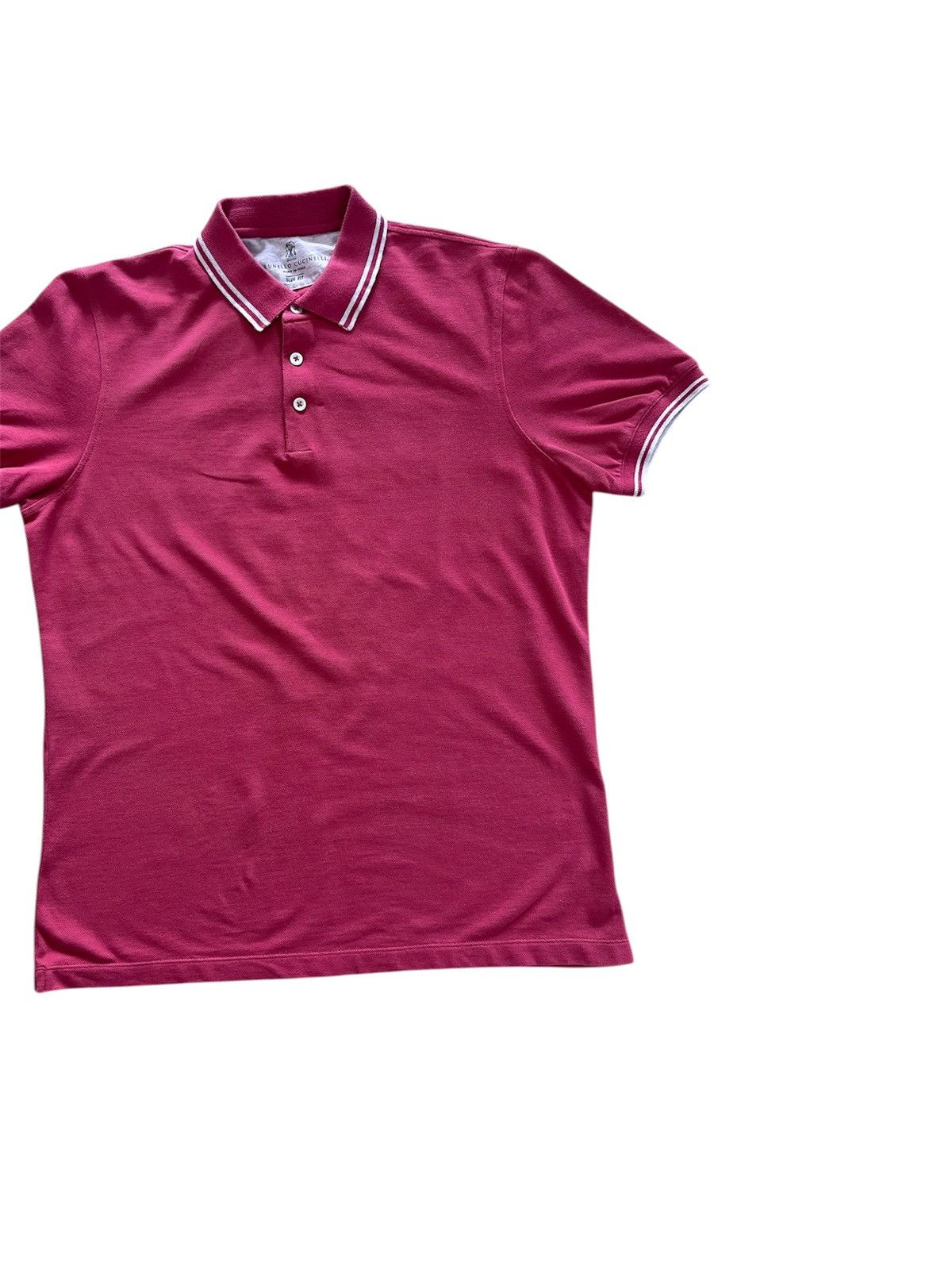 Brunello Cucinelli Brunello Cucinelli slim fit polo Size US M / EU 48-50 / 2 - 8 Thumbnail