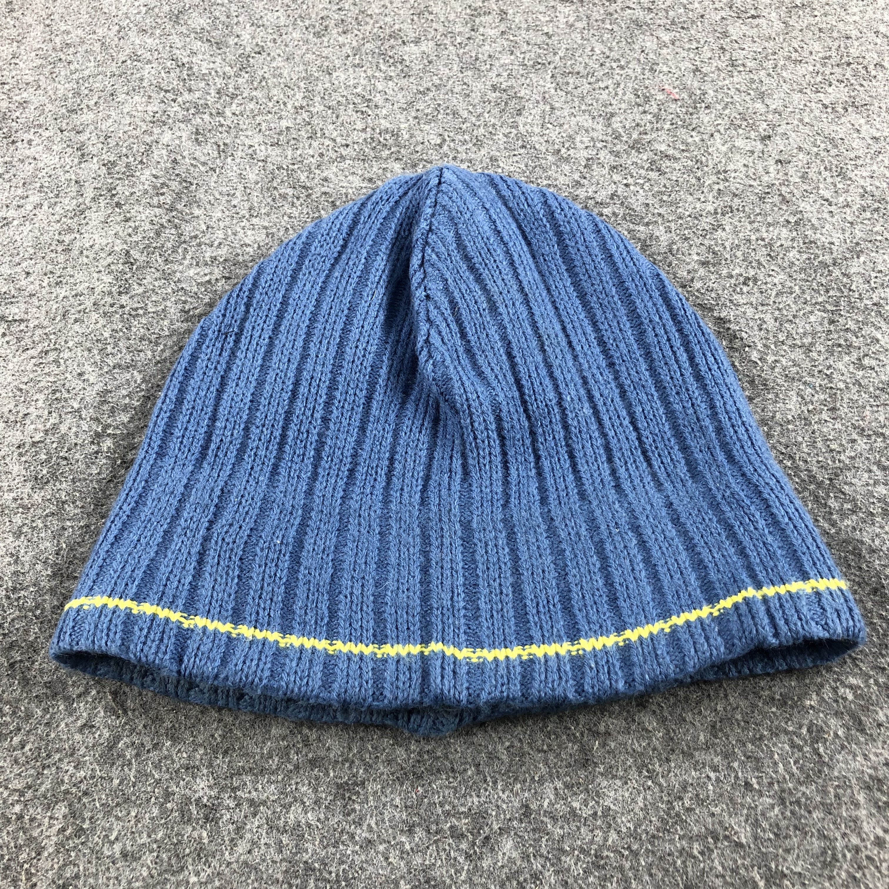 Bogner Vintage Bogner Ribbed Knit Beanie Blue Made In USA Hat B294 Size ONE SIZE - 6 Thumbnail
