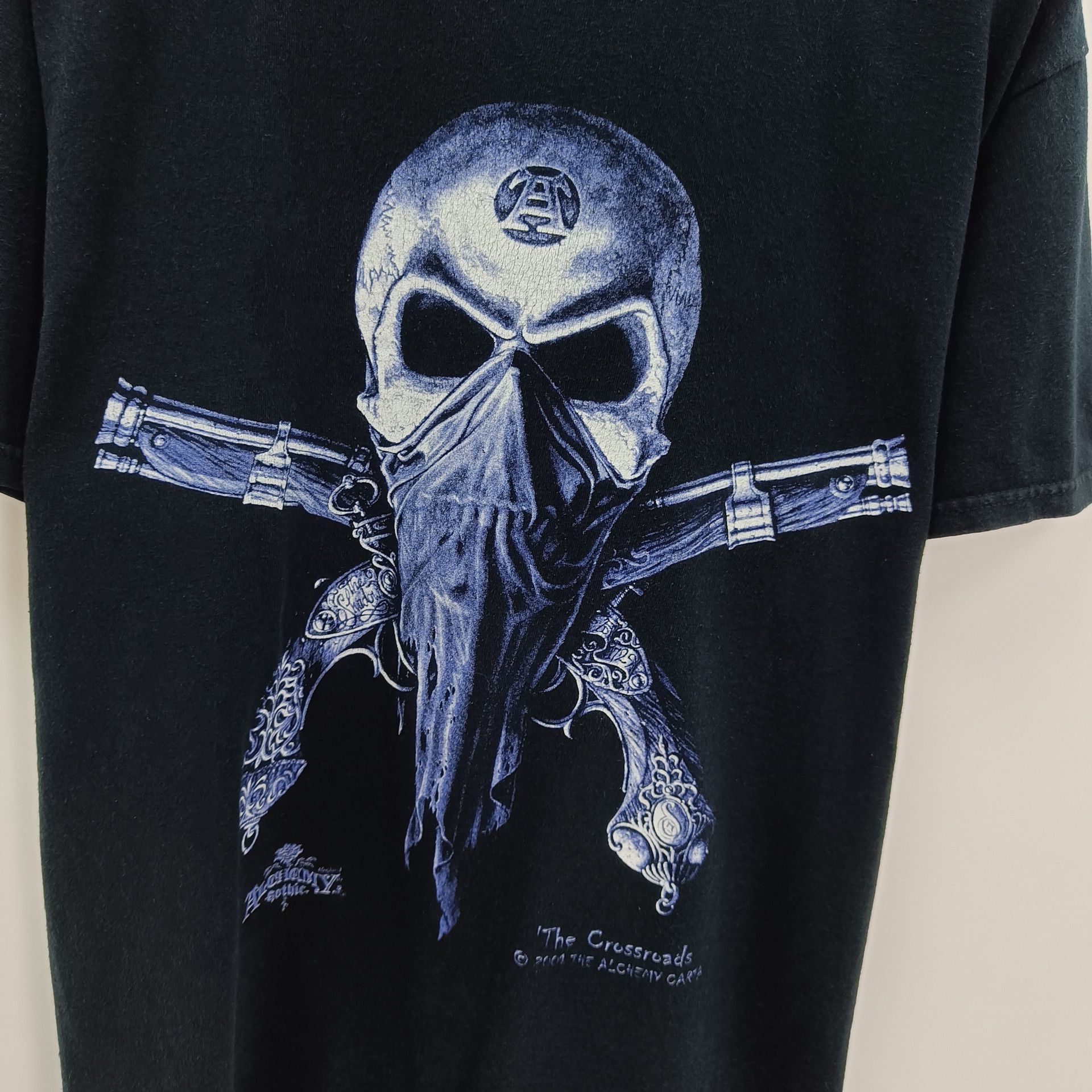Band Tees × Vintage Vintage 2000 Alchemy Gothic The Crossroads Carta Printed Tee Size US L / EU 52-54 / 3 - 2 Thumbnail