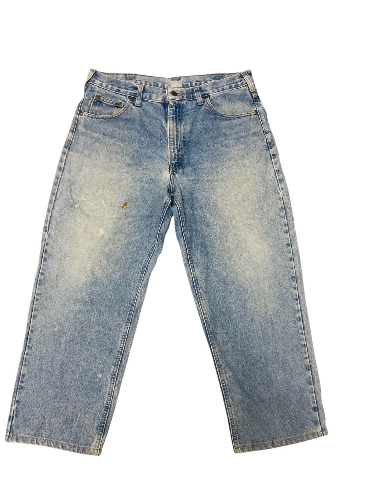 Carhartt × Vintage Vintage distressed carhatt baggy jeans Size US 34 / EU 50 - 1 Thumbnail