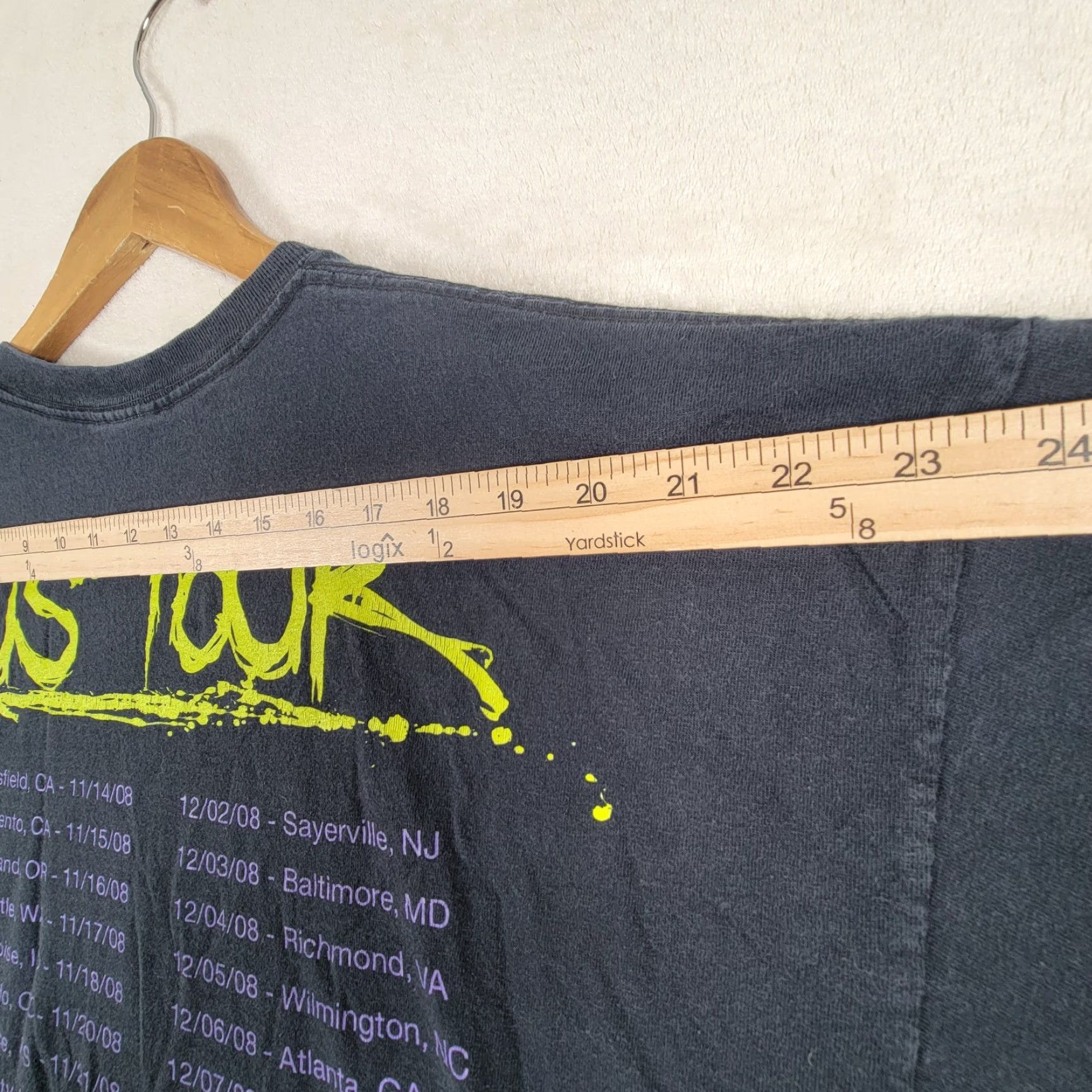 Vintage VINTAGE Job For A Cowboy Tshirt Band Metal Y2K Rock Art US Tour 2XL Black Mens Shirt Size US XXL / EU 58 / 5 - 7 Thumbnail