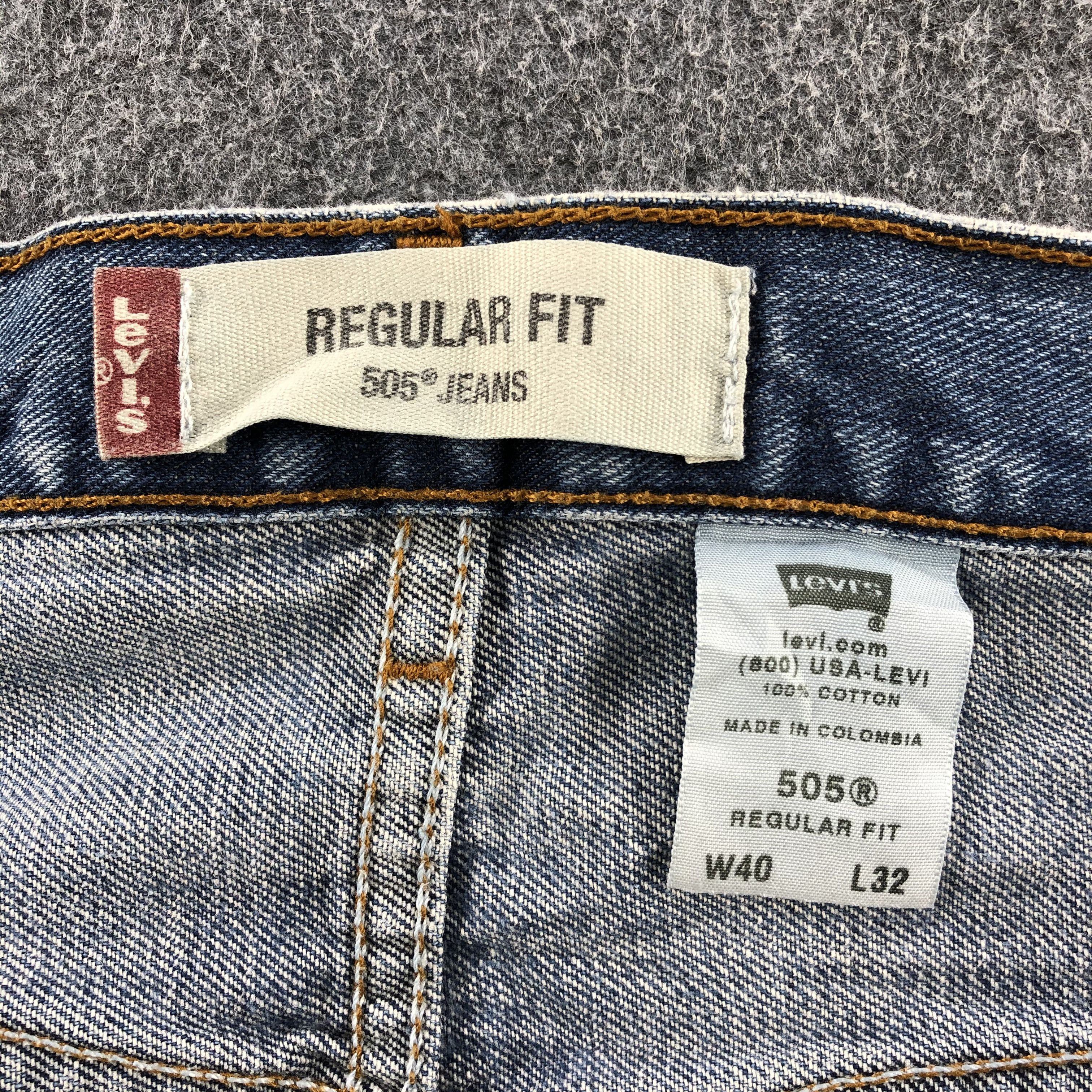 Levi's Medium Wash Vintage Levis 505 Jeans-J1099 Size US 40 / EU 56 - 11 Thumbnail
