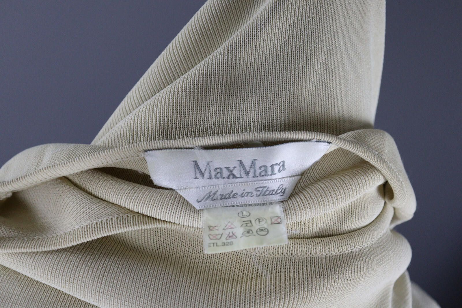 Designer Ladies Max Mara Casual Classic Knit Shirt Sweater Size L Size L / US 10 / IT 46 - 9 Thumbnail