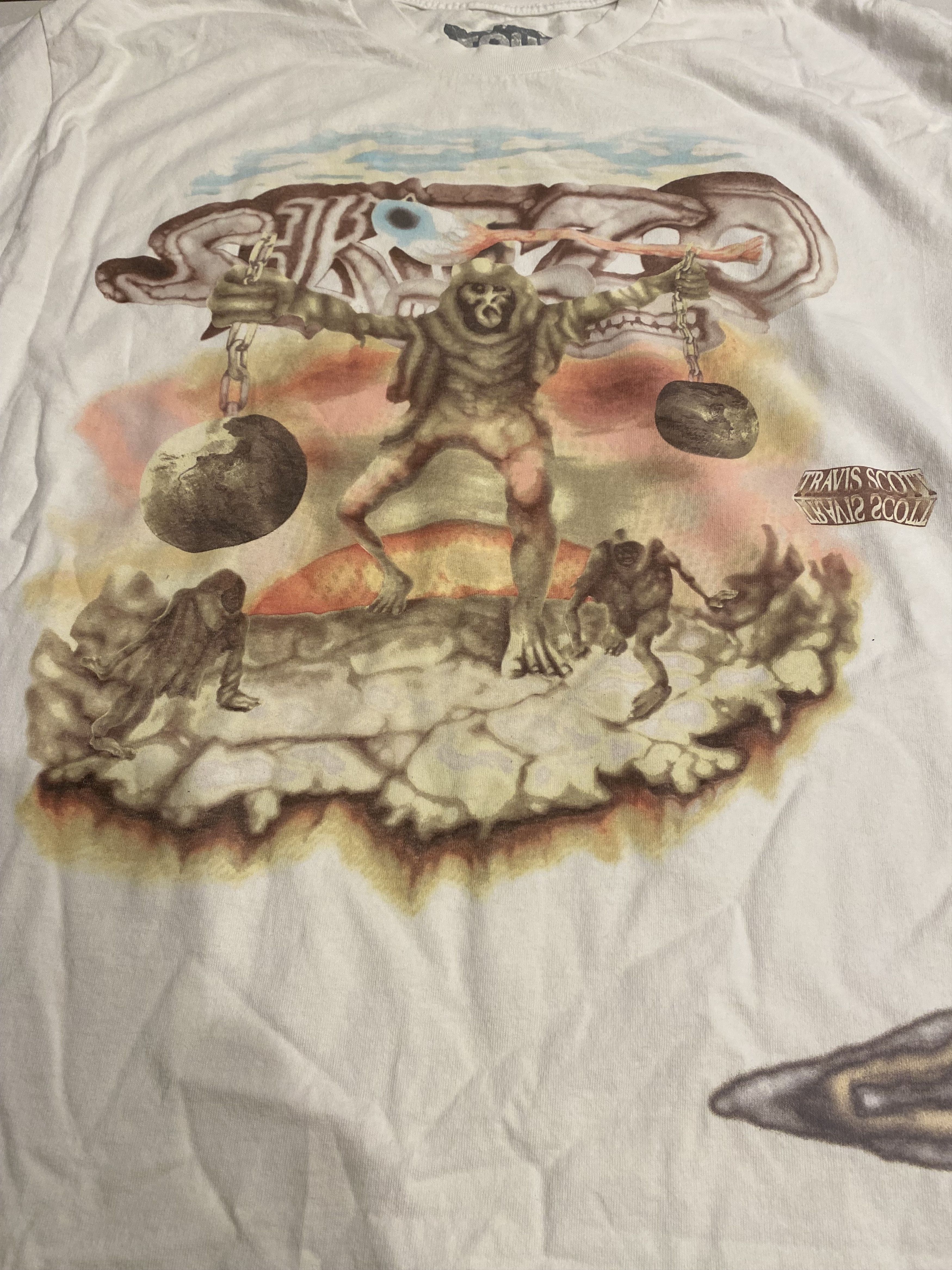 Travis Scott Travis Scott Tour Short Sleeve Tee Skitzo Size US XXL / EU 58 / 5 - 1 Thumbnail