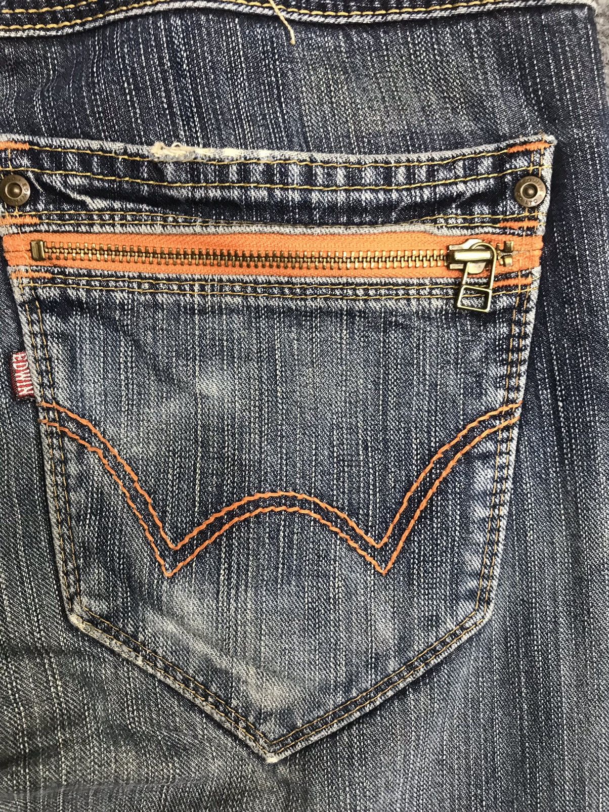Edwin 💥90s Style💥EDWIN REGULAR MUD STONEWASH DENIM F76 Size US 32 / EU 48 - 20 Thumbnail