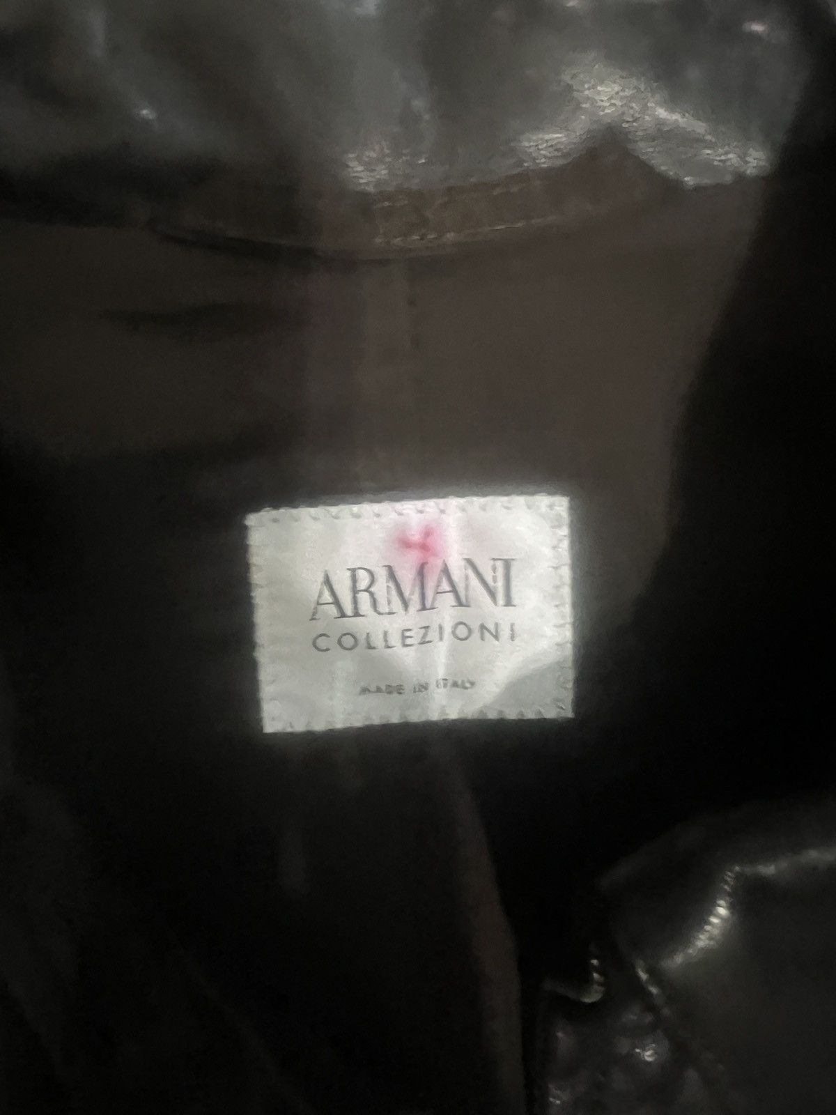 Armani ARMANI LEATHER JACKET Size US M / EU 48-50 / 2 - 4 Thumbnail