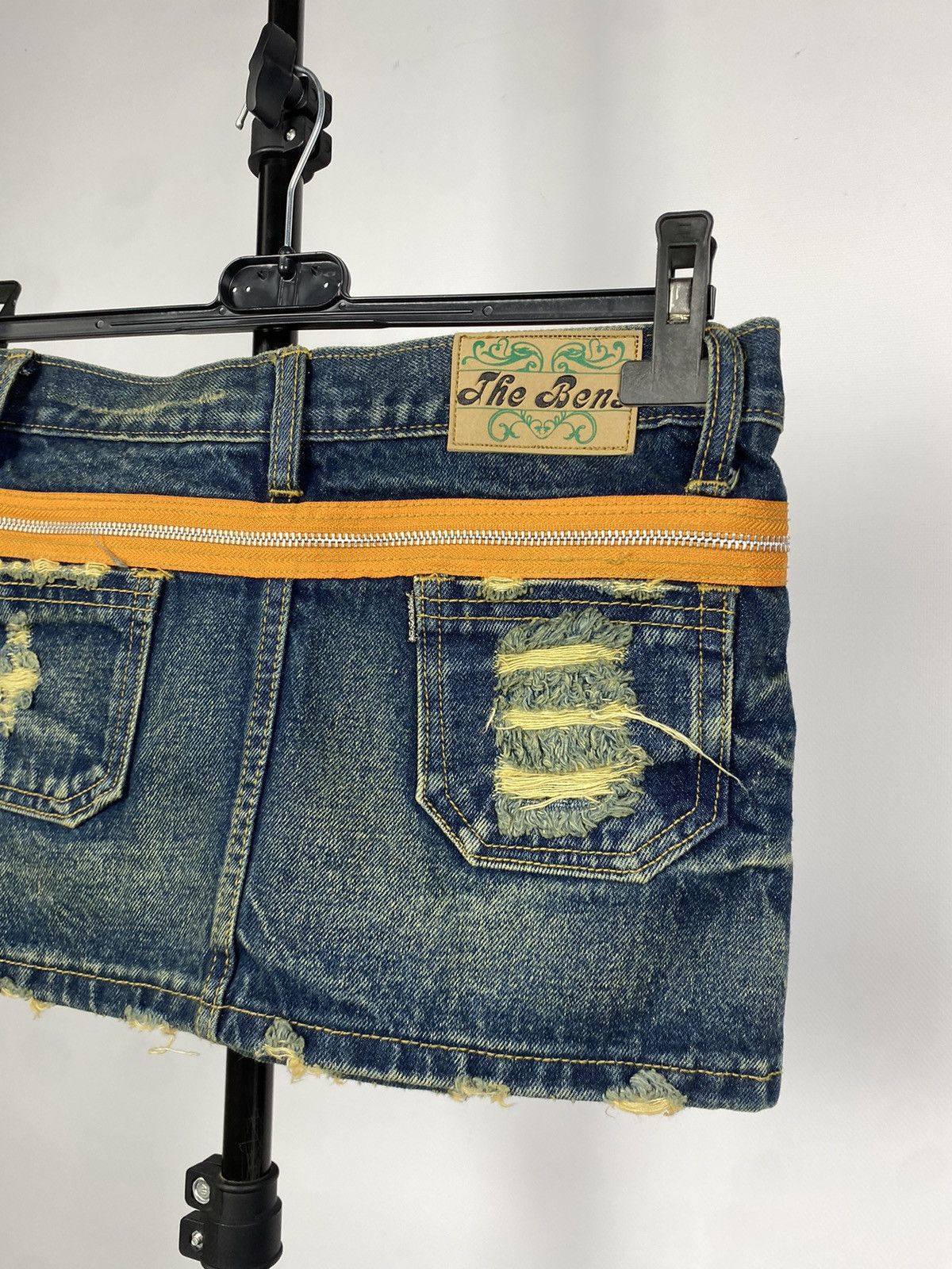Japanese Brand Vintage Y2K Japanese Zip Retro Mini Skirt 90s Style Size 30" / US 8 / IT 44 - 7 Thumbnail