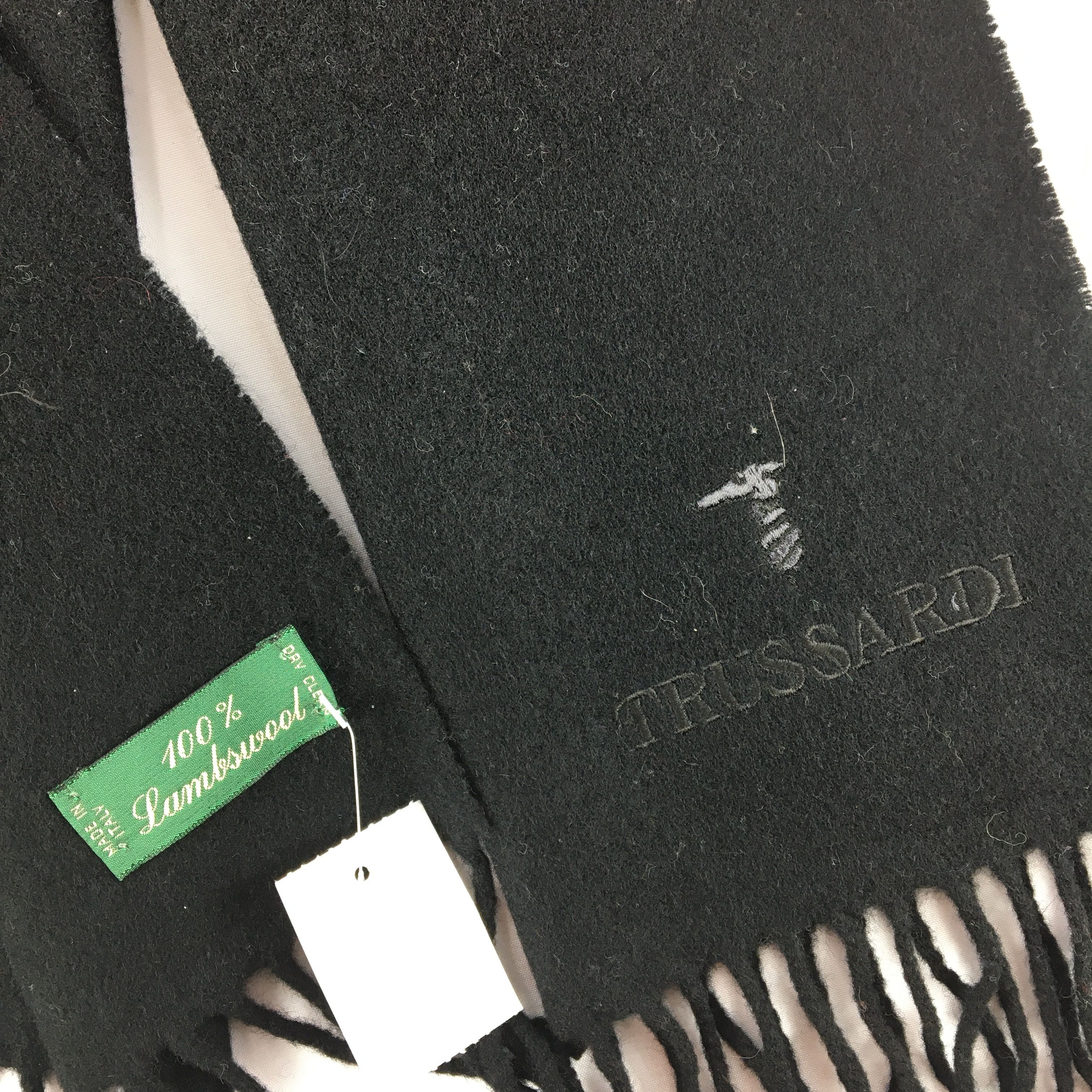 Trussardi Vintage Trussardi Scarf Muffler Wool Cashmere Scarves . Size ONE SIZE - 4 Thumbnail