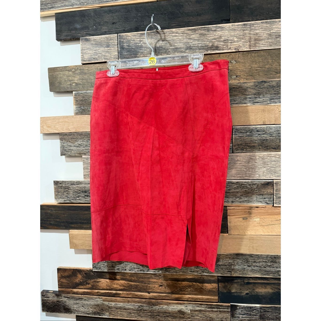 Elie Tahari Elie Tahari lamb suede leather pencil skirt size 10 medium Size 32" / US 10 / IT 46 - 1 Thumbnail