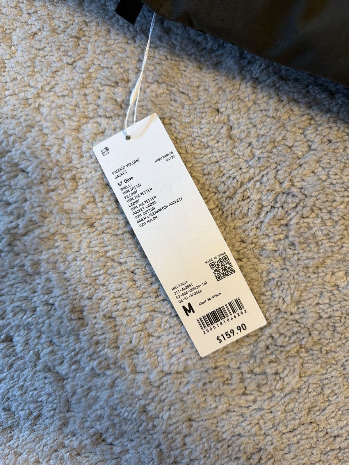 Uniqlo Bnwt uniqlo u padded jacket in olive Size US M / EU 48-50 / 2 - 2 Thumbnail