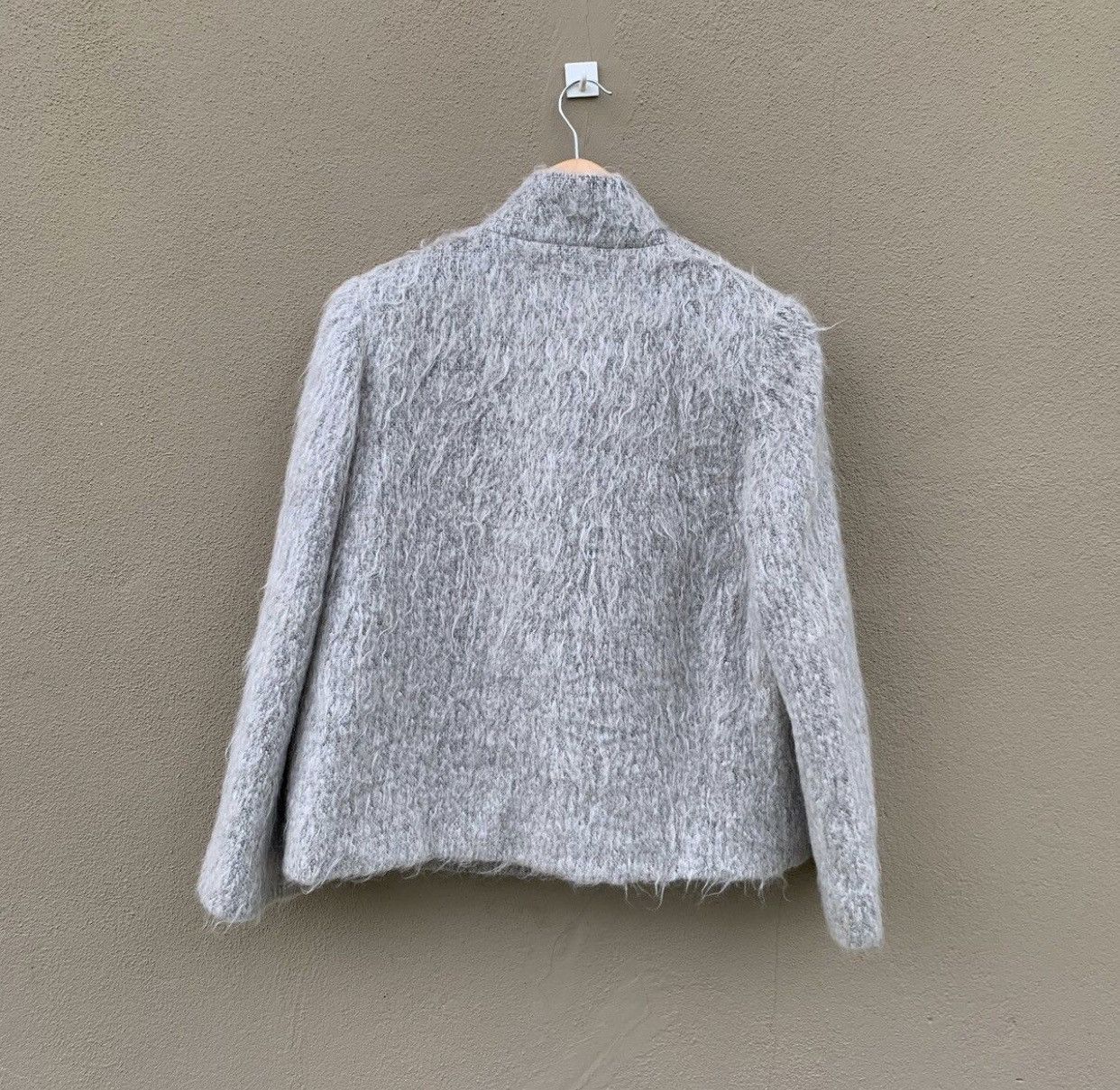 Vintage JapaneseBrand Vintage Mohair Jacket Cardigan Size M / US 6-8 / IT 42-44 - 2 Thumbnail