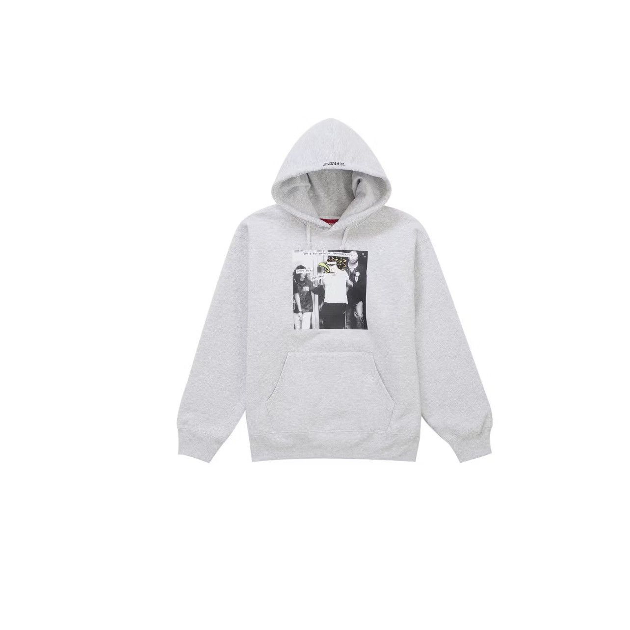 Supreme Supreme Antihero IBCA Hooded Sweatshirt Ash Grey Size: Small Size US S / EU 44-46 / 1 - 1 Thumbnail