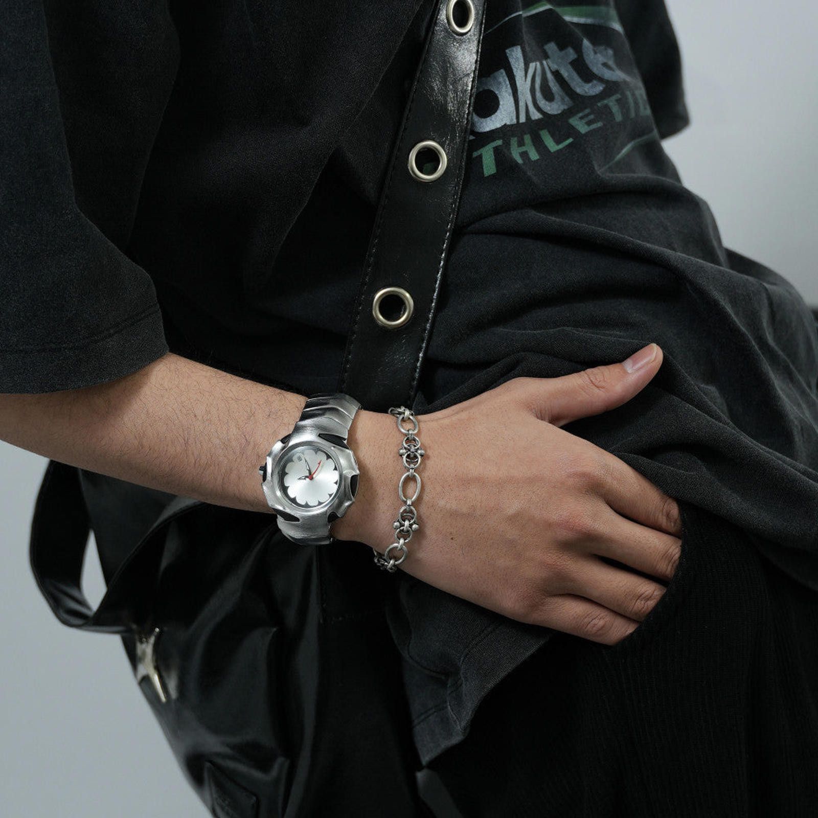 Other Chain Link Silver Bracelet Size ONE SIZE - 5 Thumbnail