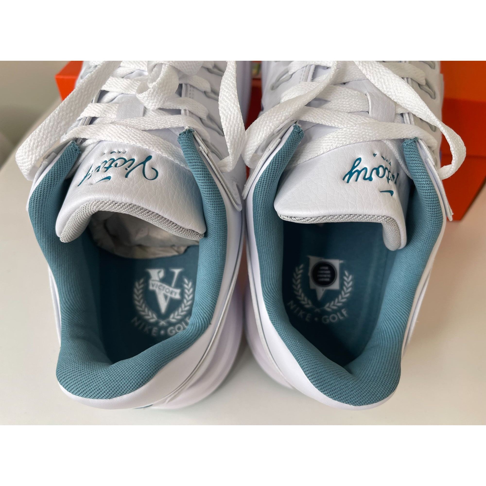 Nike Nike Victory Pro 4 Golf White Blue Iridescent Mens 7us Size US 7 / EU 40 - 6 Thumbnail