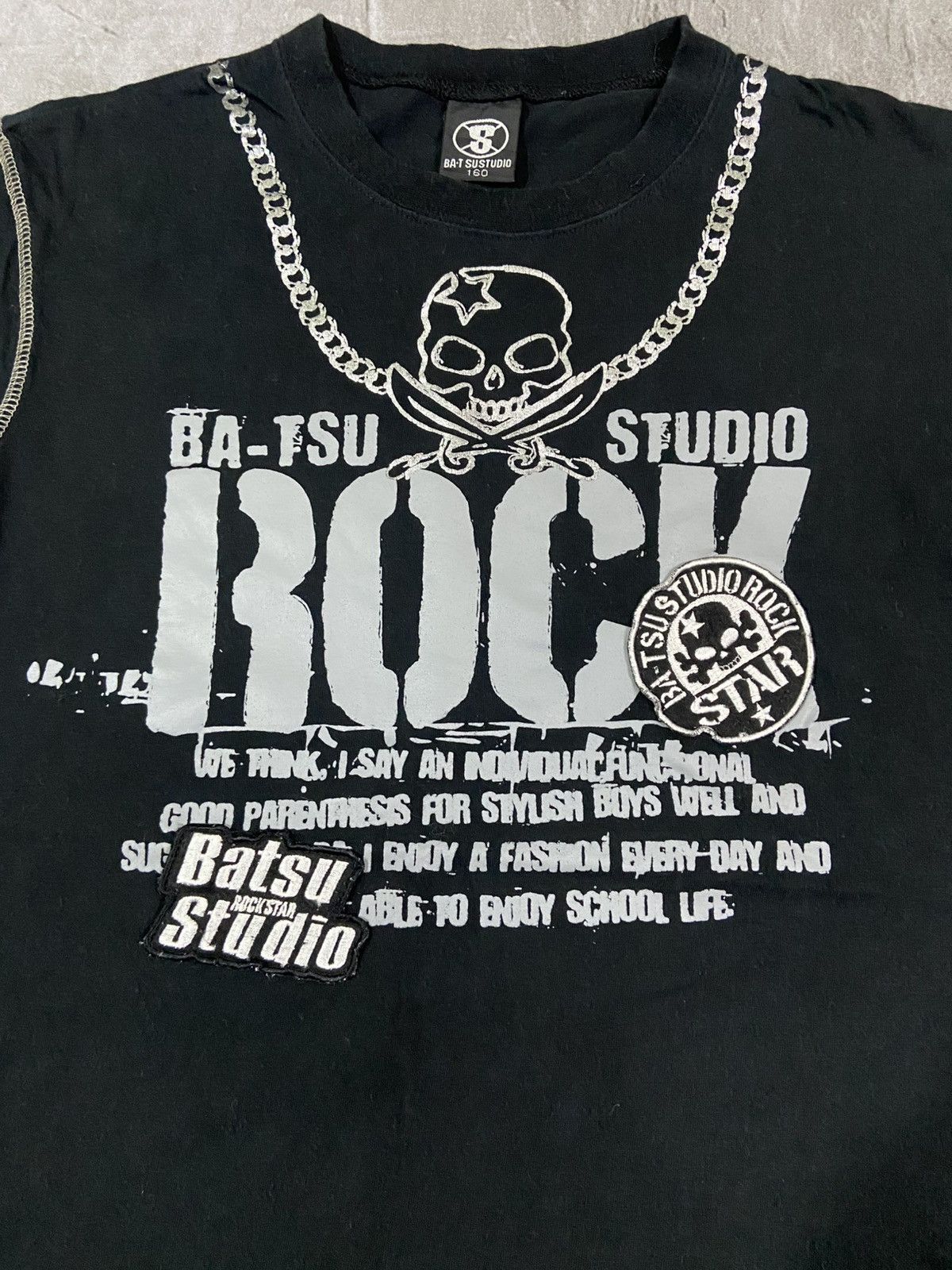 Japanese Brand Japanese Y2K punk rock graphic t shirt from Batsu Studio Size US M / EU 48-50 / 2 - 3 Thumbnail