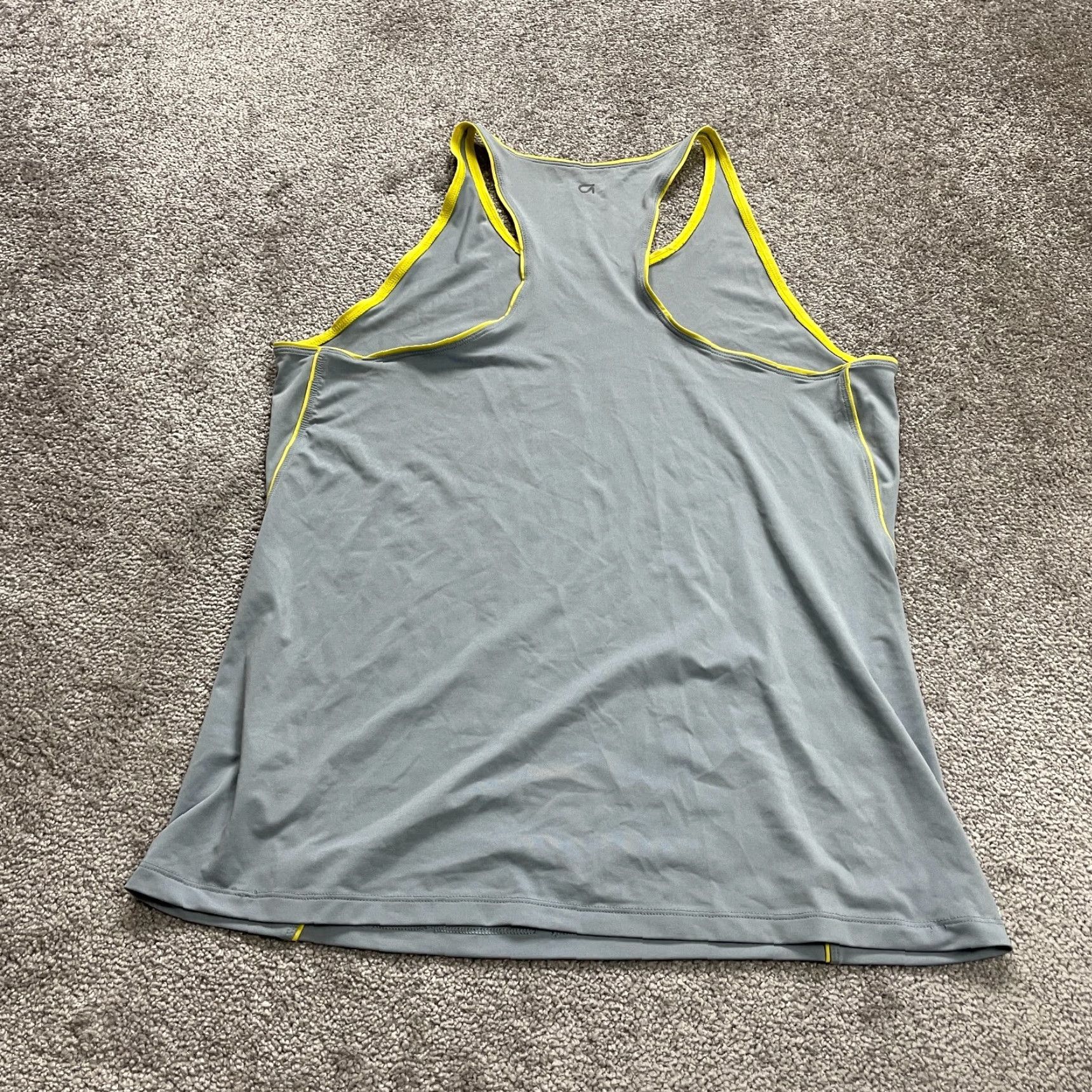 Gap Gap Body Fit Sports Tank Top Womens XL Gray Racerback Halter Athletic Athleisure Size XL / US 12-14 / IT 48-50 - 2 Thumbnail