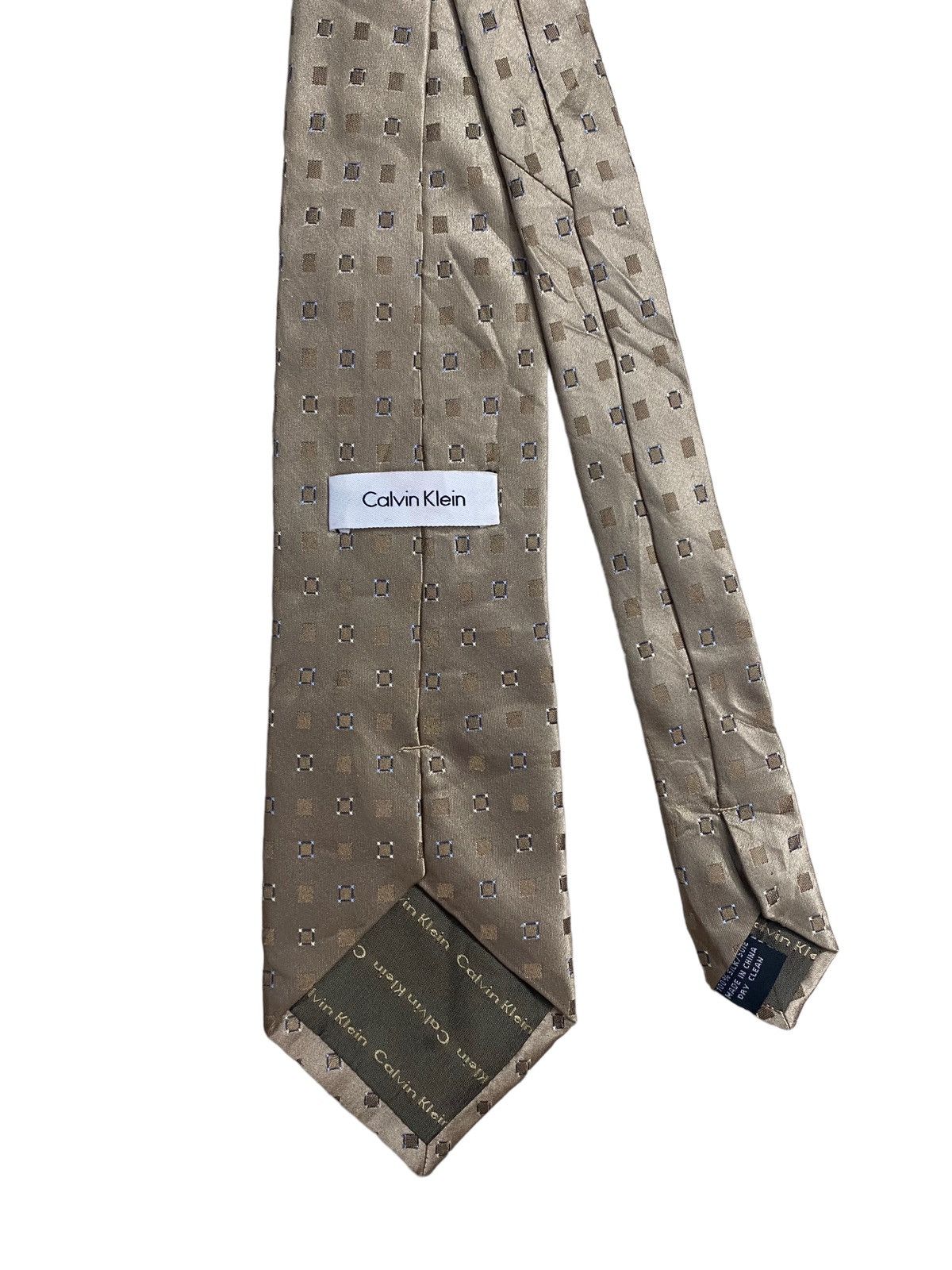Calvin Klein × Vintage 💥CALVIN KLEIN CK neck tie silk ties Size ONE SIZE - 4 Thumbnail