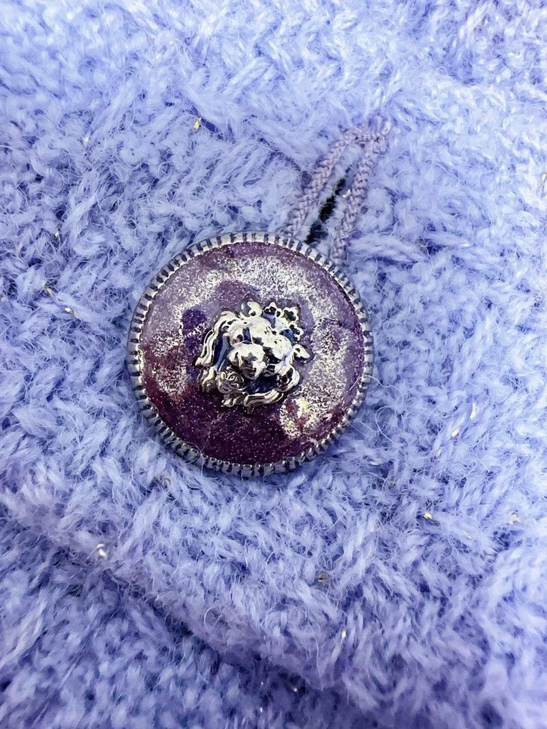 Chanel Chanel Purple Tweed Jacket with Pockets Size M / US 6-8 / IT 42-44 - 7 Thumbnail